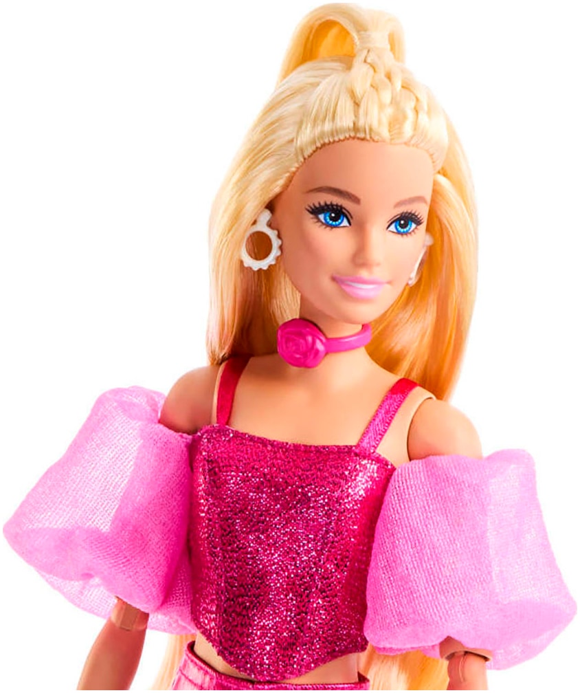 Barbie Anziehpuppe »Barbie Deluxe Style im pinken Metallic Outfit«