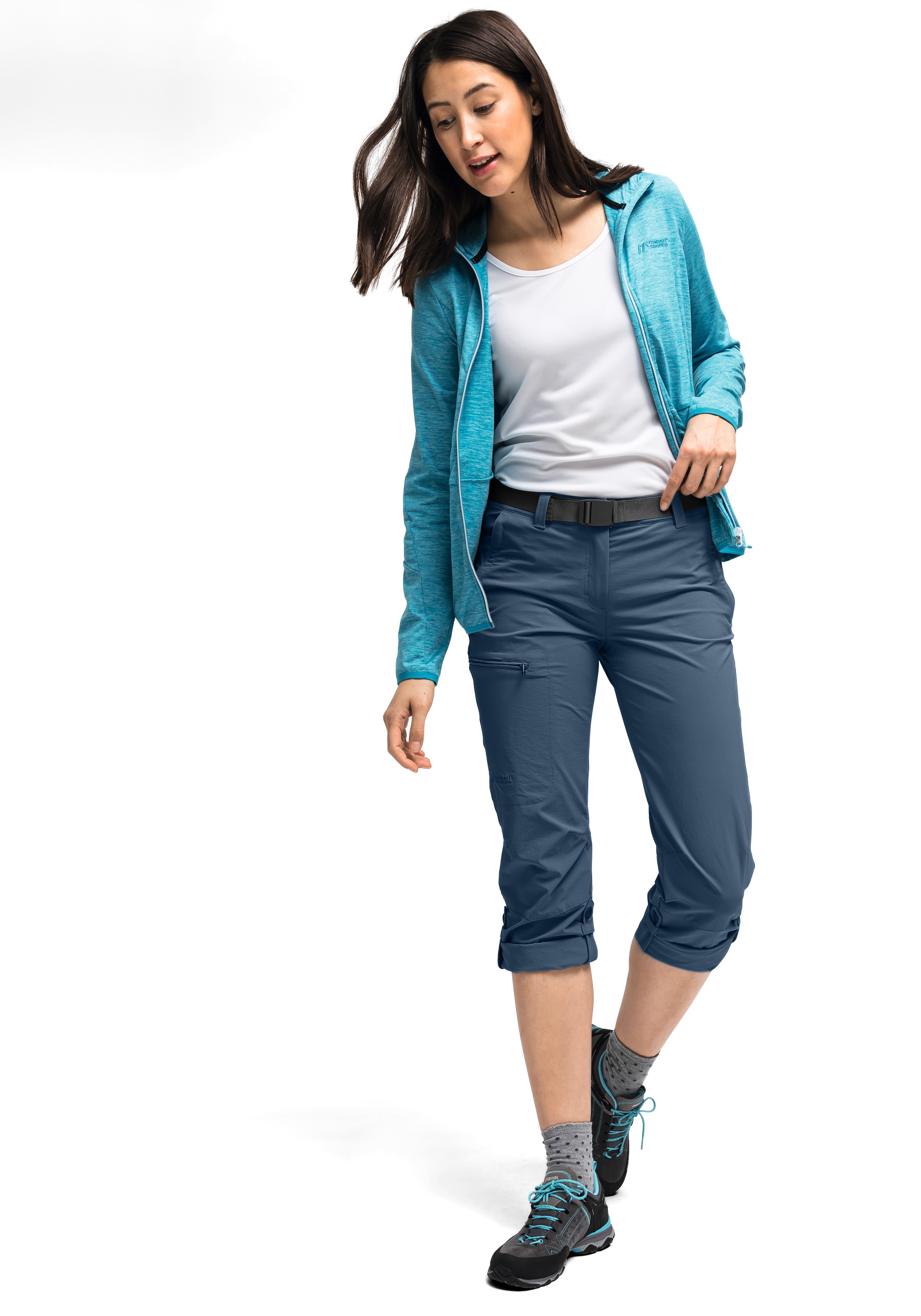 Maier Sports Funktionshose »Lulaka«, Damen Wanderhose, atmungsaktive Outdoor-Hose mit Roll up Funktion