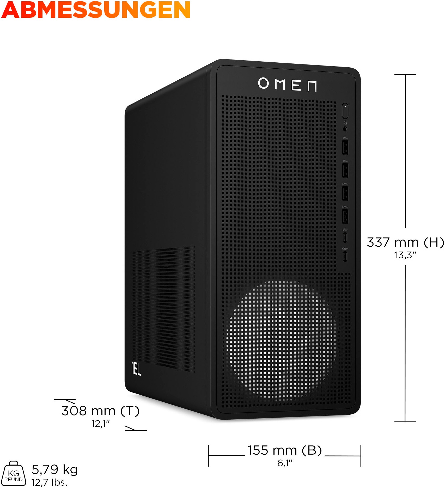 HP Gaming-PC »OMEN 16L TG03-0273ng«