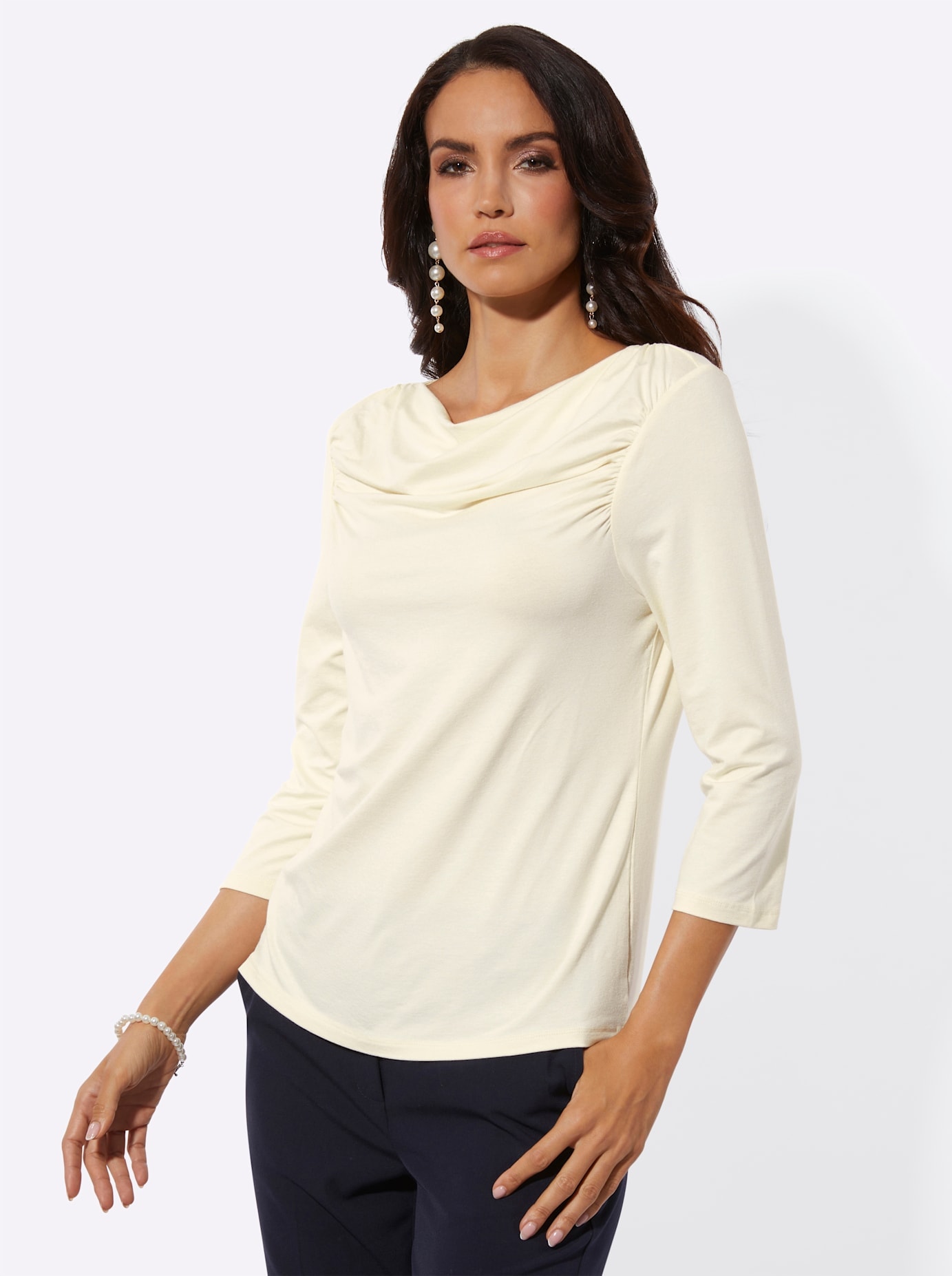 creation L 3/4-Arm-Shirt »Shirt« 1 tlg.