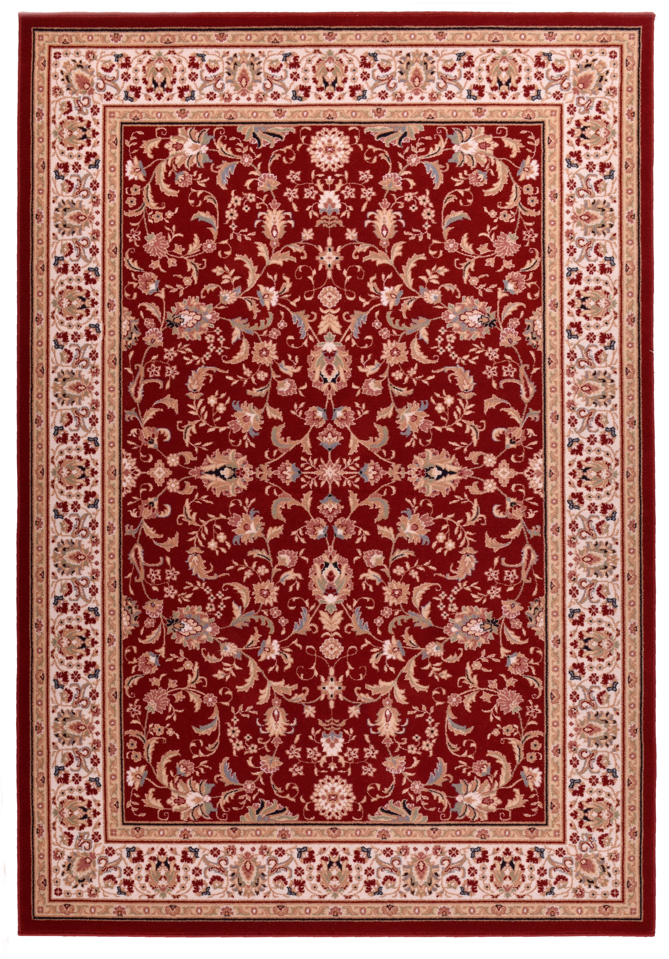 THEKO Wollteppich »Dolna - 808«, rund, 10 mm Höhe, Kurzflor, reine Wolle, Orient-Optik