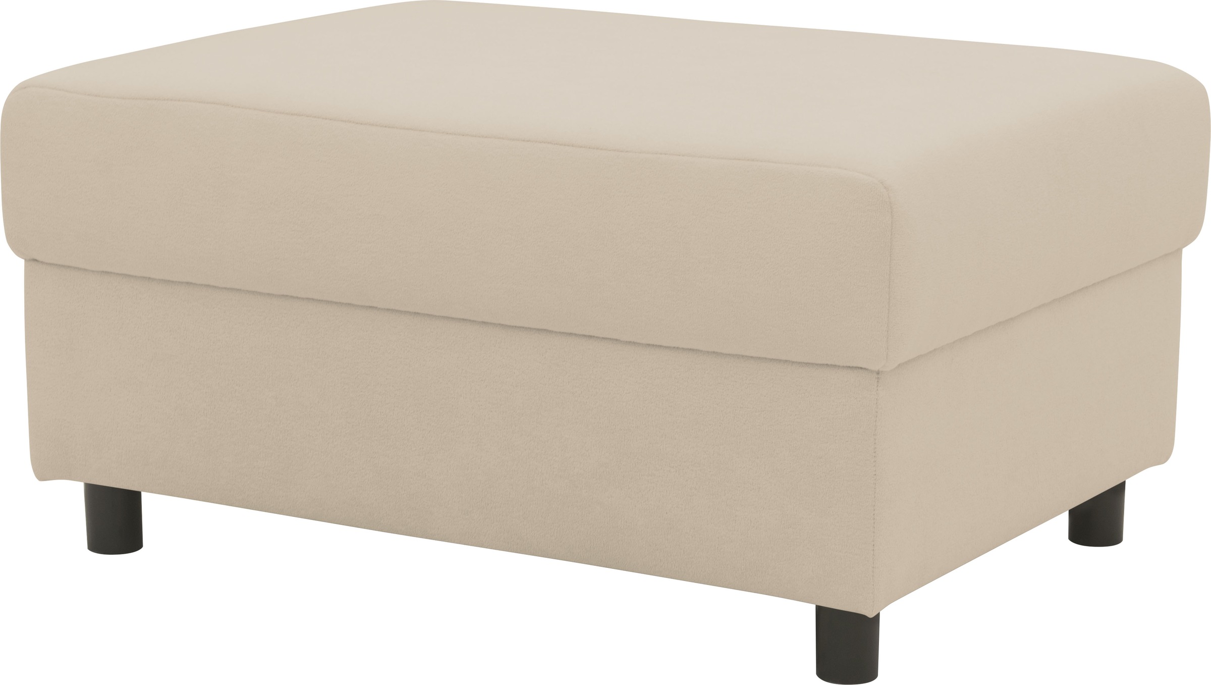 DOMO collection Polsterhocker »Turah 2 in Cord oder Luxus-Microfaser«, moderner Polsterhocker, passend zum Ecksofa, B/T/H: 83/60/44 cm