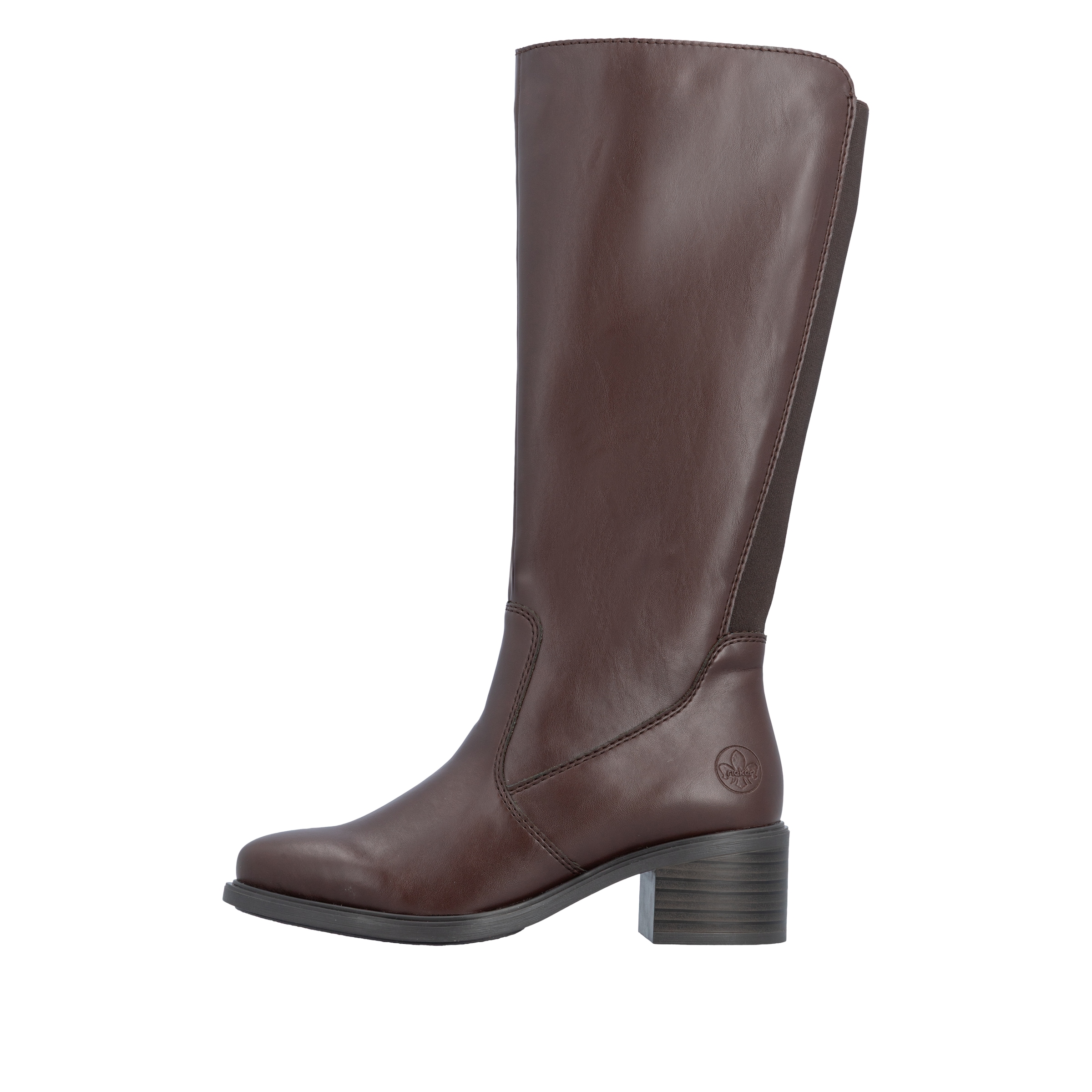 Rieker Stiefel  Klassik-Stiefel, Blockabsatz, mit Stretcheinsatz hinten