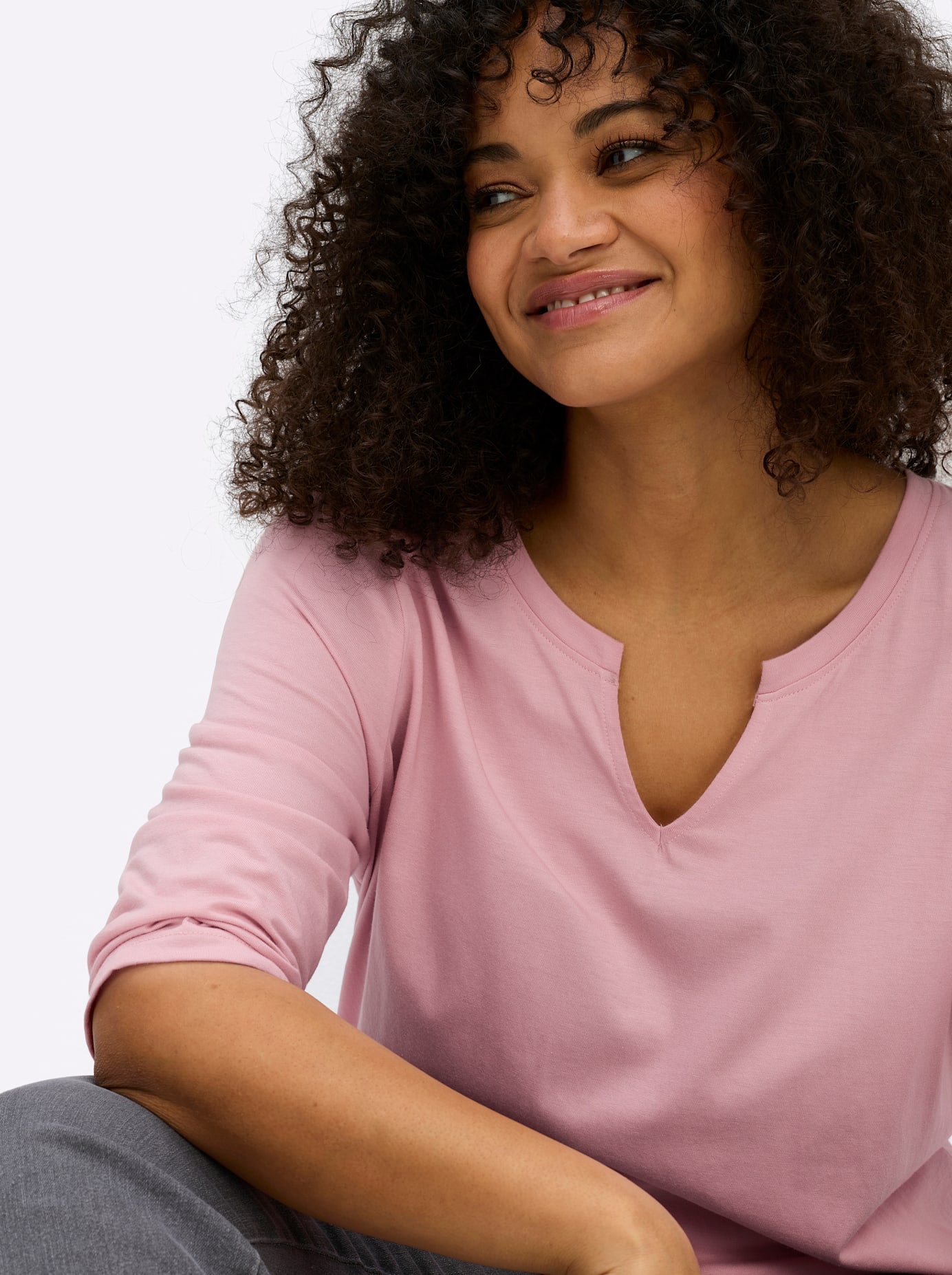 Sheego 3/4-Arm-Shirt »3/4-Arm-Shirt« 1 tlg.