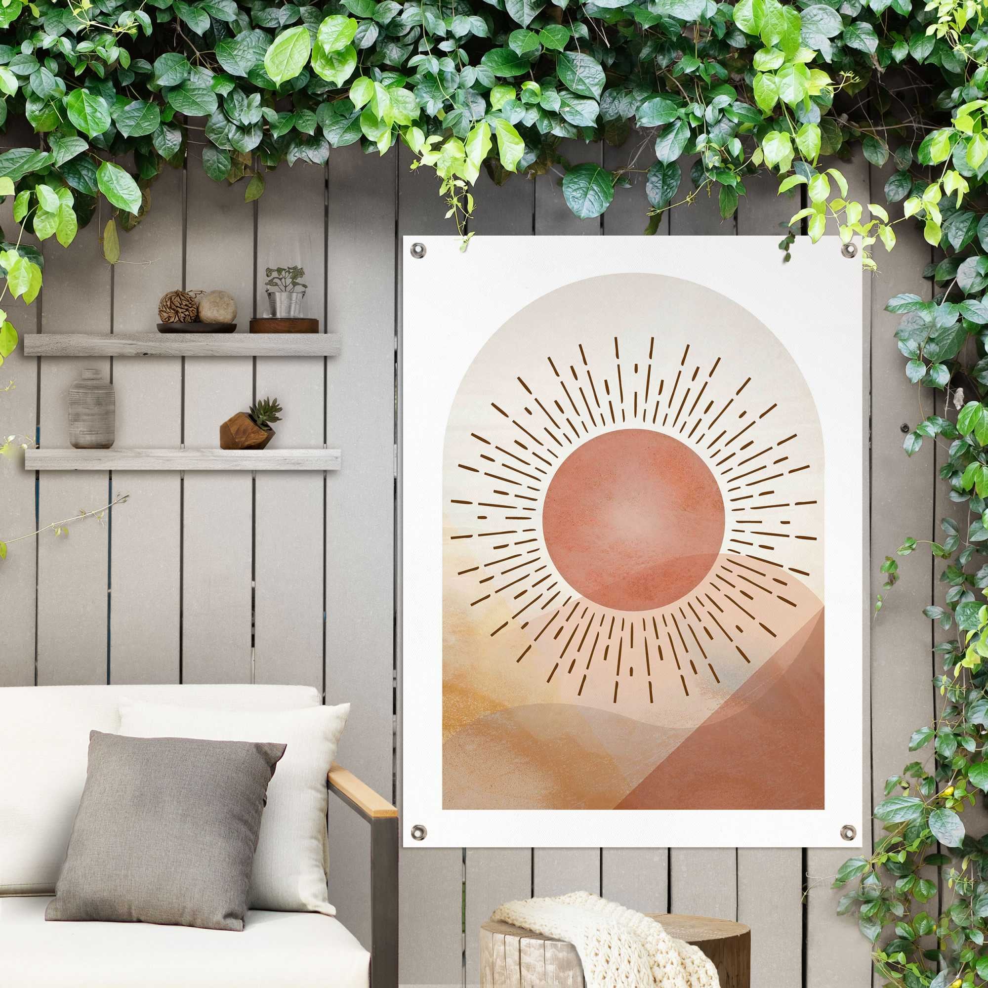 Reinders! Poster »Sonne«, Outdoor für Garten oder Balkon