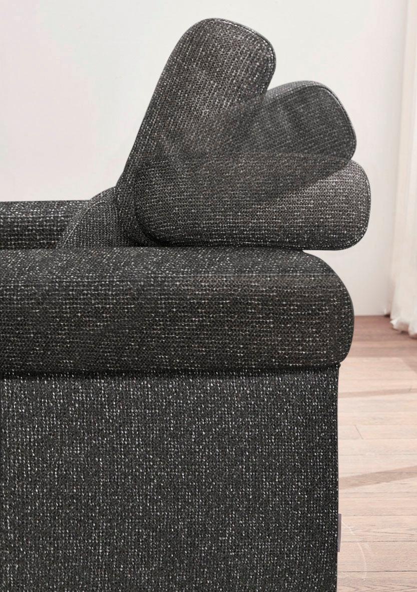 W.SCHILLIG 2,5-Sitzer »finn«, German Design Award 2016, Fußgestell Nussbaum natur, Breite 230 cm