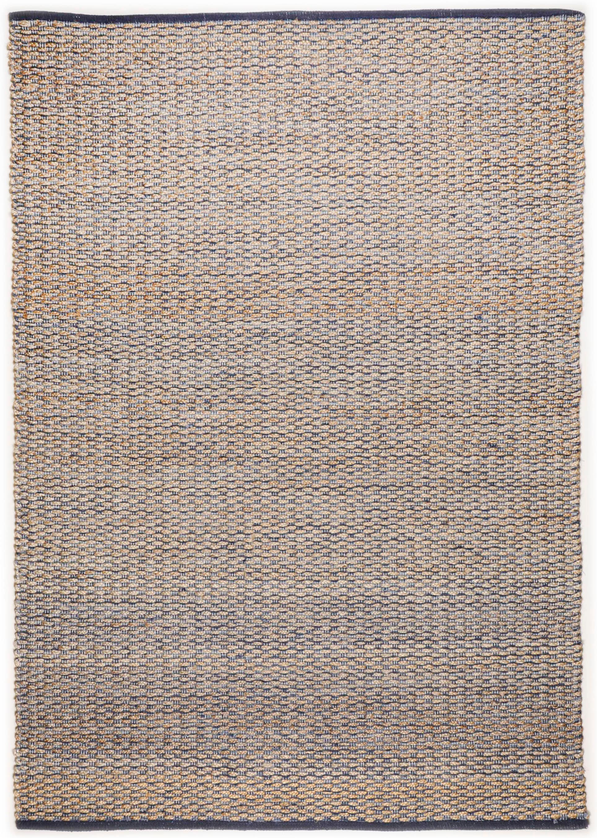 Teppich »Braid«, rechteckig, Flachgewebe, handgewebt, Material: 70% Jute, 30% Baumwolle