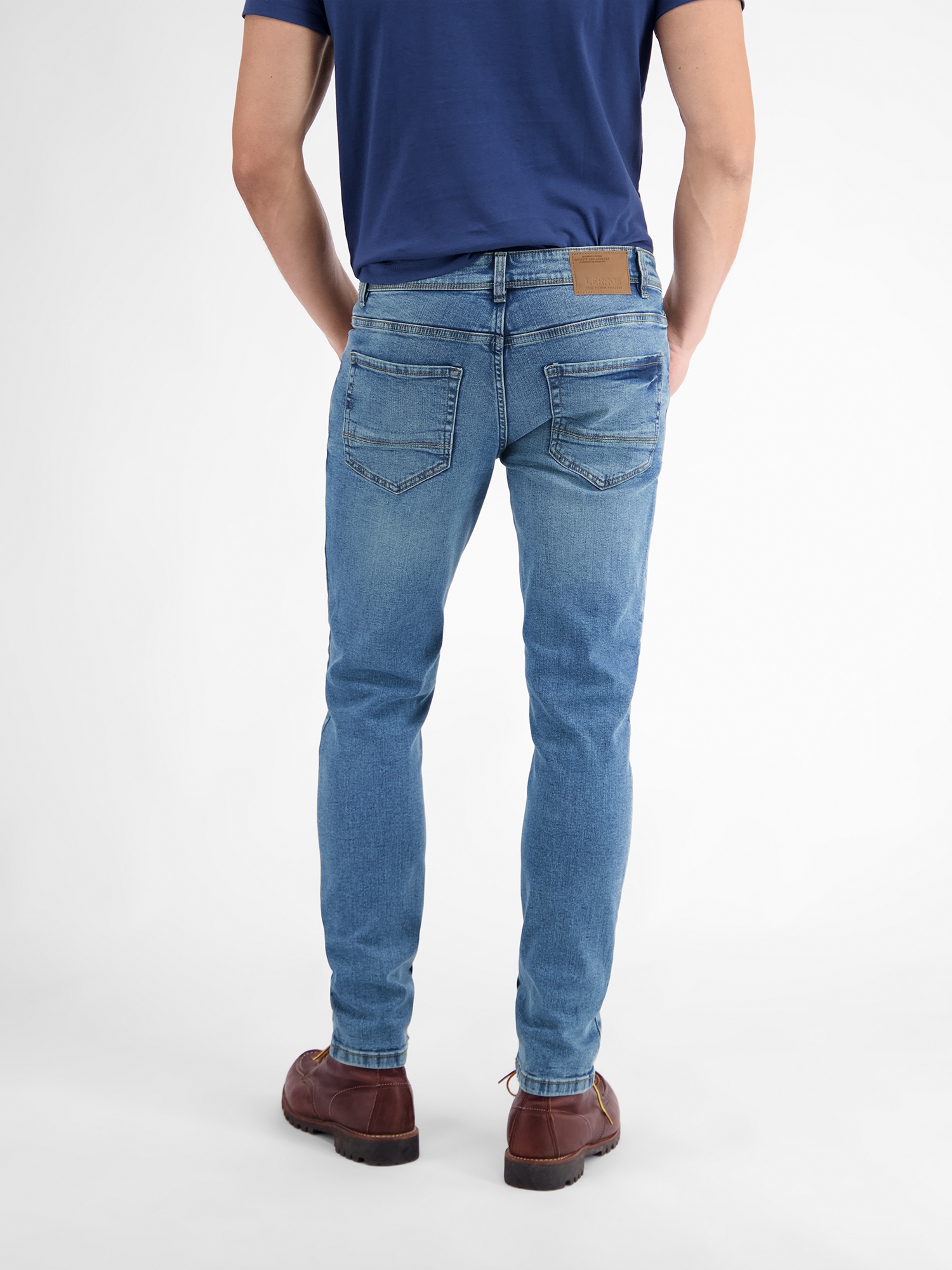 LERROS 5-Pocket-Hose »LERROS CONLIN 5-Pocket Stretch-Denim, SLIM FIT, unifarben CONLIN«
