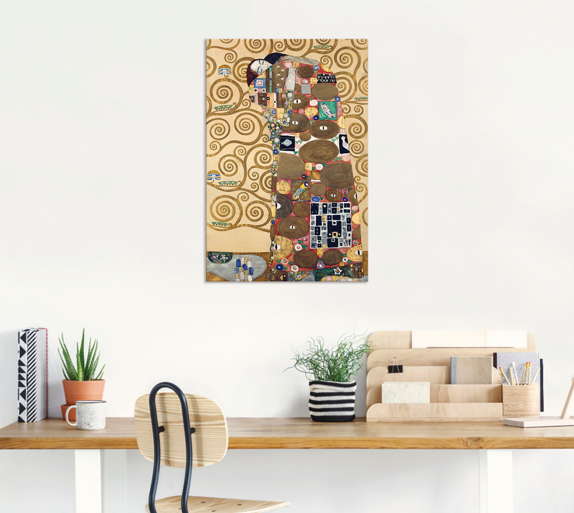 Artland Wandbild »Erfüllung Werkvorlage zum Stocletfries.«, Paar, (1 St.), als Alubild, Leinwandbild, Wandaufkleber oder Poster in versch. Größen