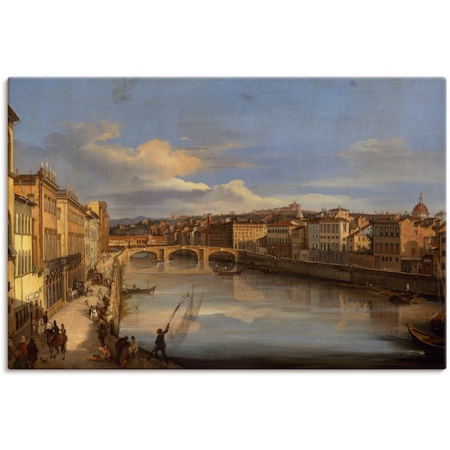 Artland Wandbild »Ein Blick auf den Arno«, Florenz, (1 St.), als Alubild,  Leinwandbild, Wandaufkleber oder Poster in versch. Größen im OTTO Online  Shop