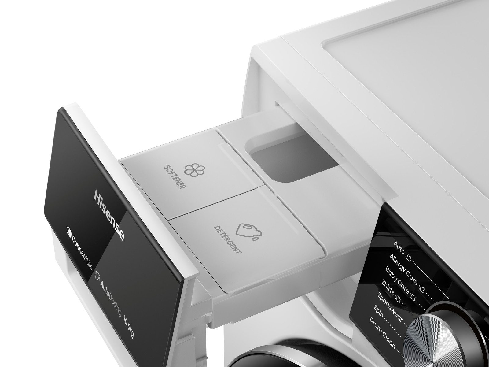 Hisense Waschmaschine »WF5S1045BW« 10,5 kg 1400 U/min AutoDosing