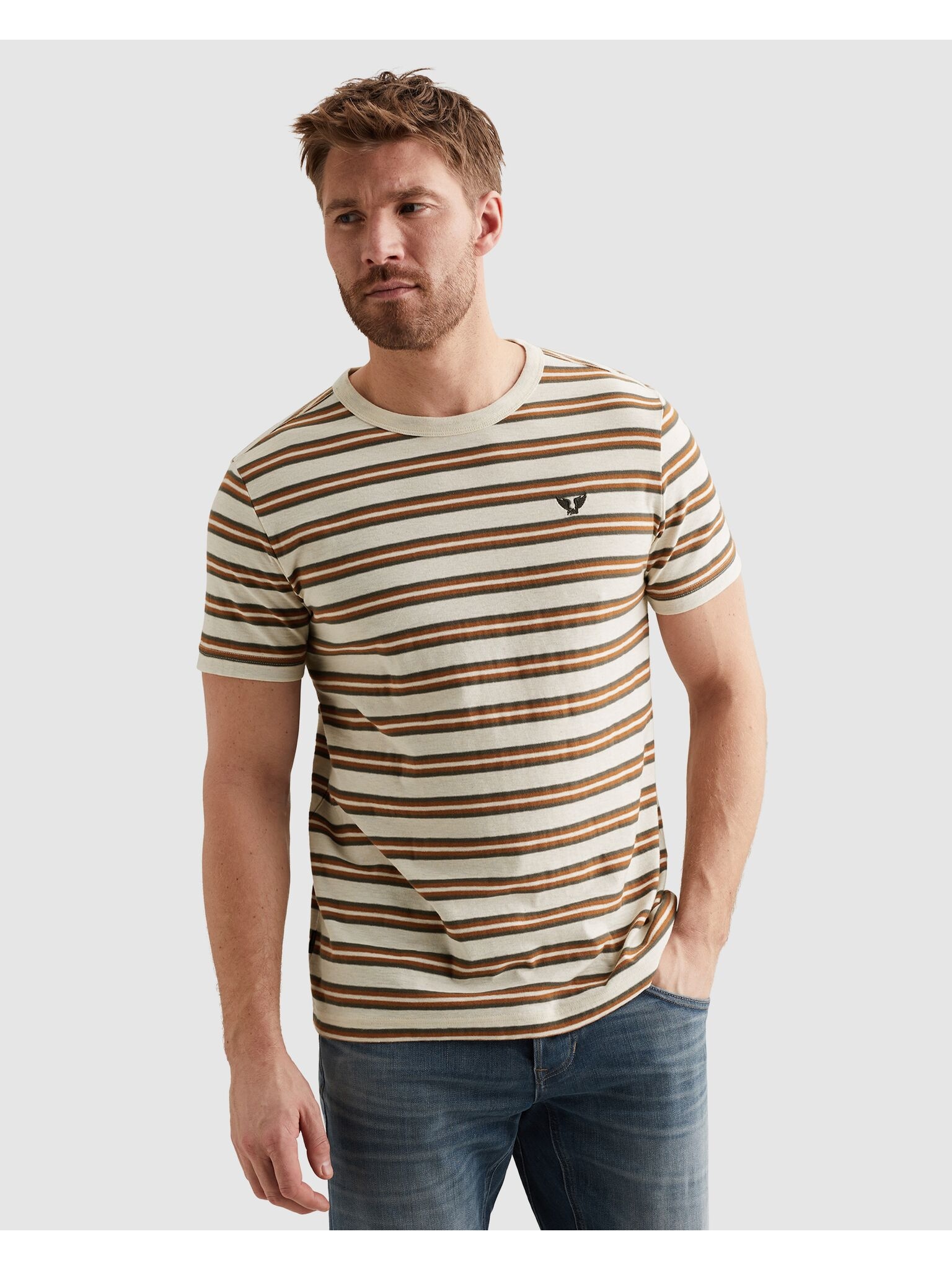 PME LEGEND T-Shirt in melierter Optik