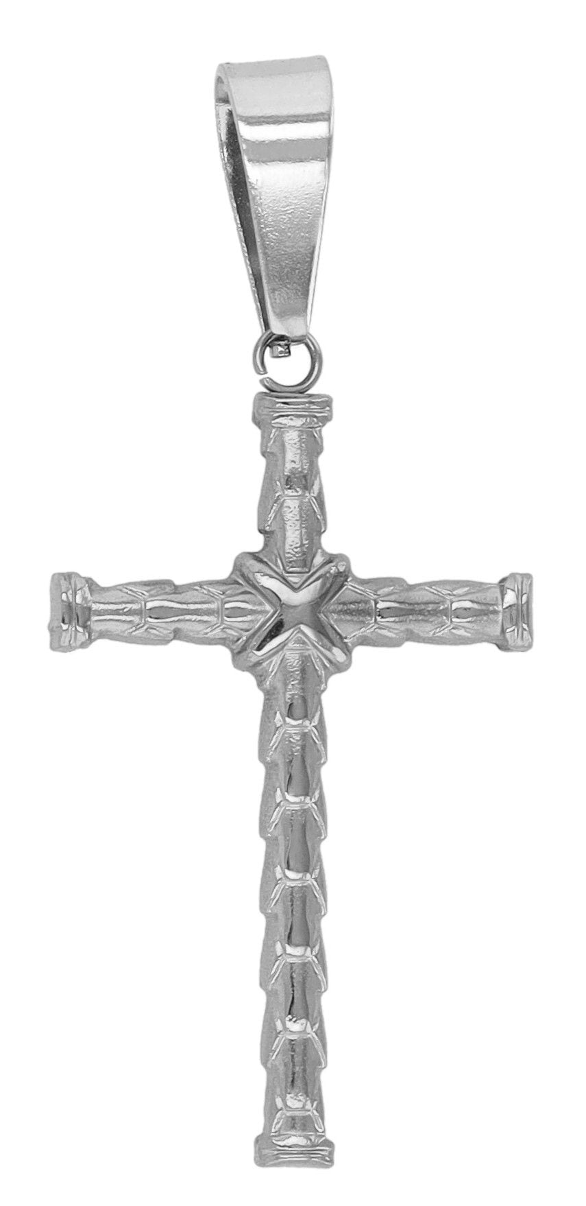 Adelia´s Kreuzanhänger »Unisex Anhänger ¿ Kreuz Kreuzanhänger aus Edelstahl«