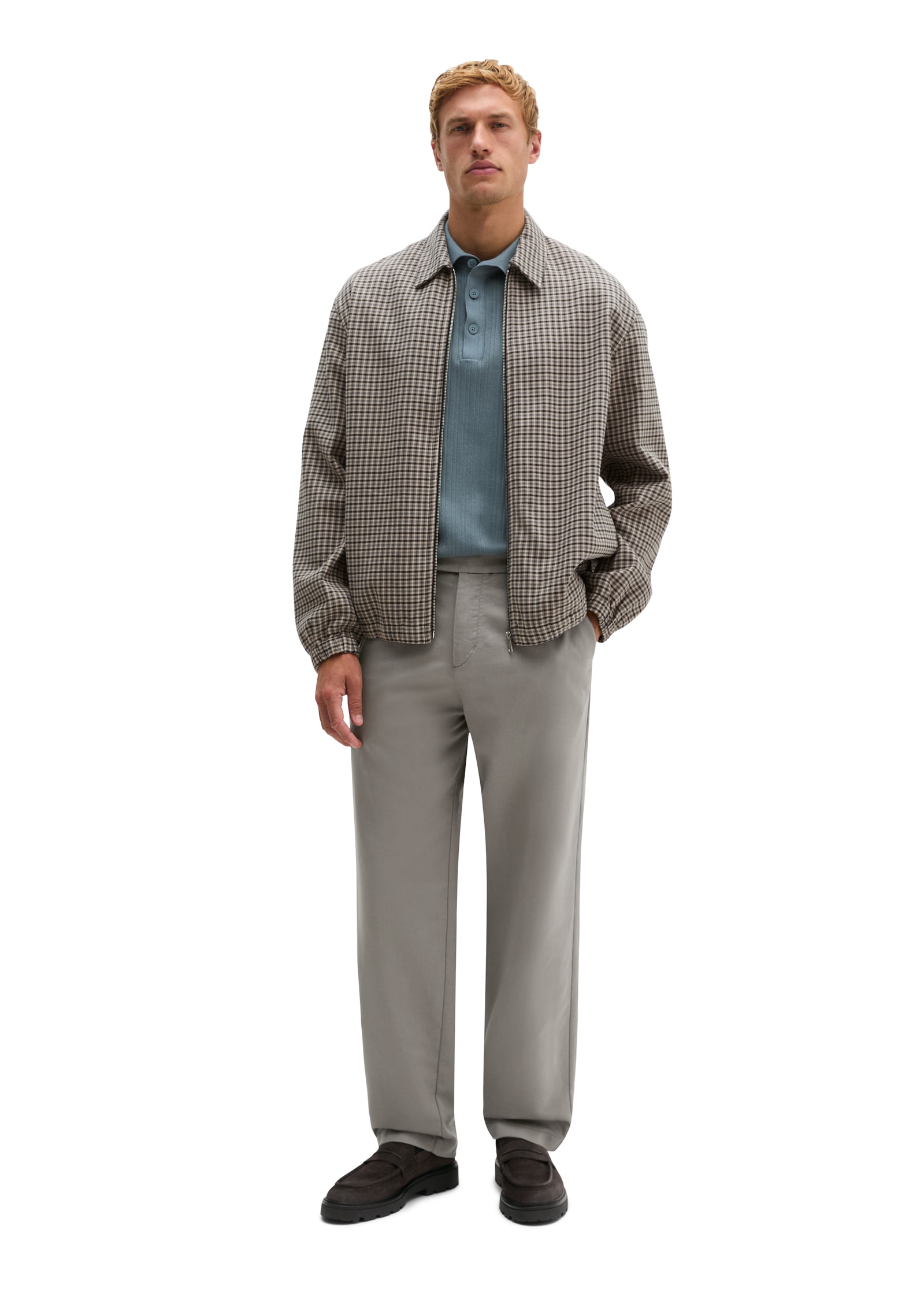 Marc O'Polo Hemdjacke aus Bio-Baumwoll-Twill, Overshirt