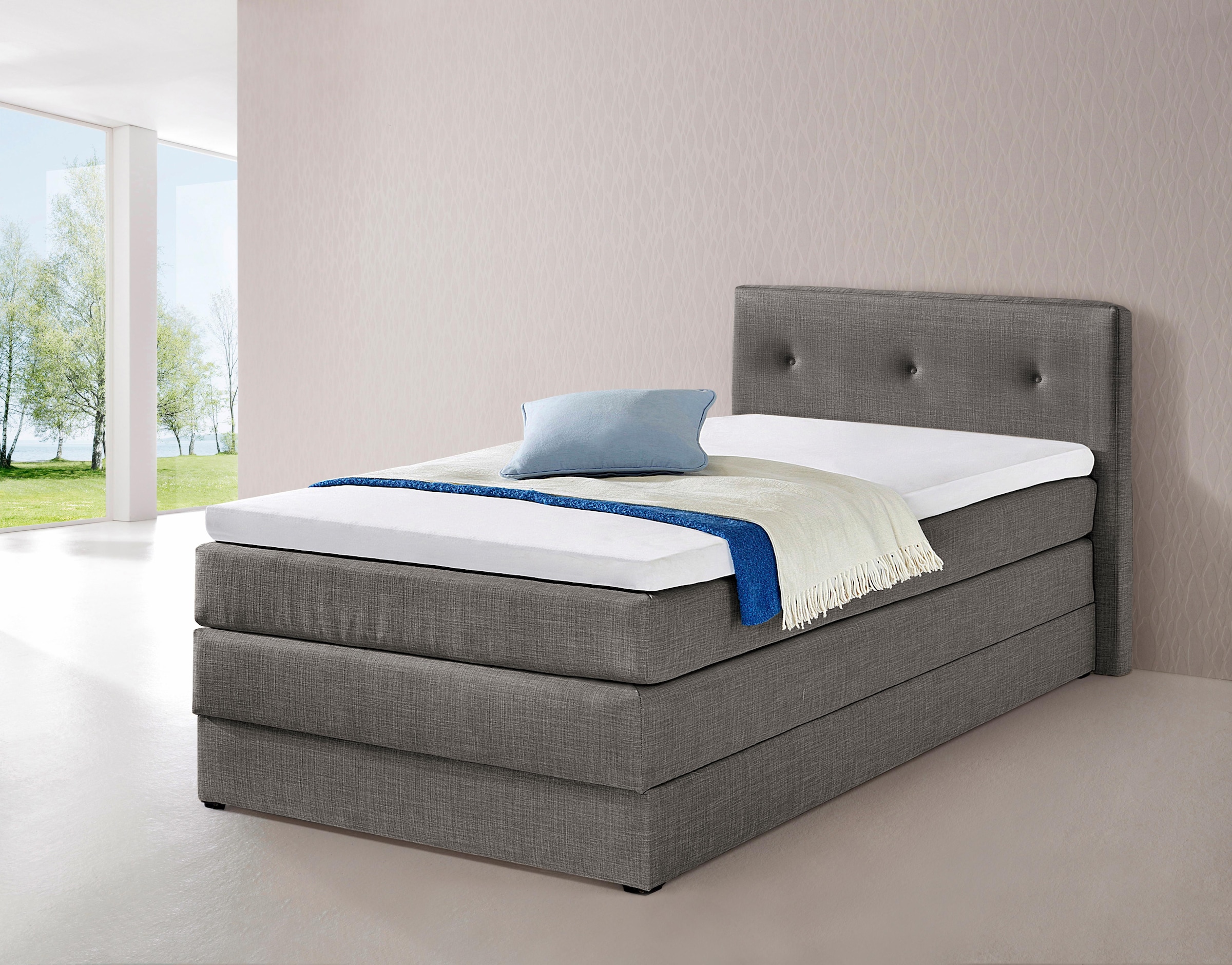 hapo Boxspringbett, mit Bettkasten