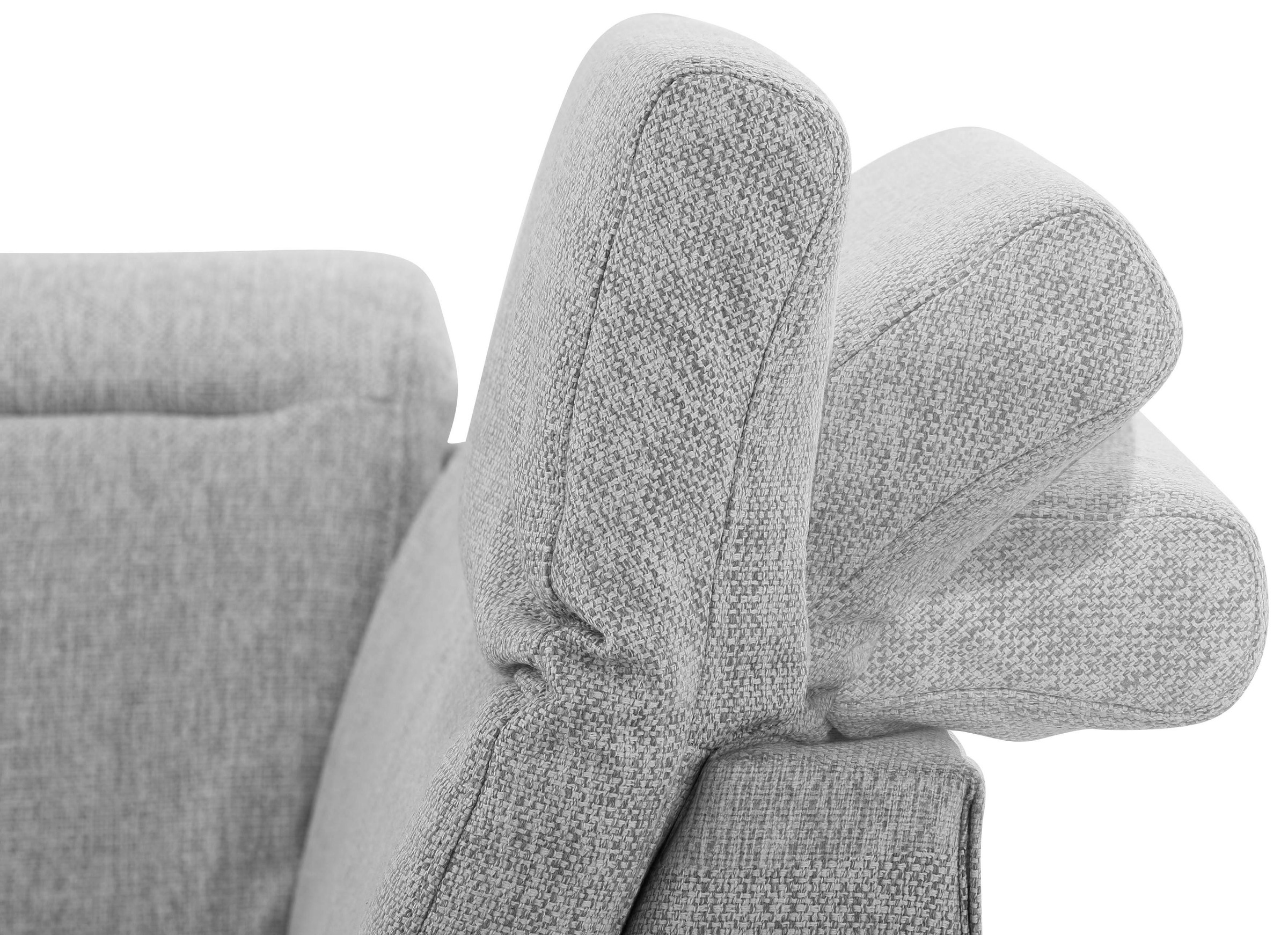 Home affaire Ecksofa »Solvei L-Form«, wahlweise auch mit Kopfteilverstellung und Bettfunktion, Federkern