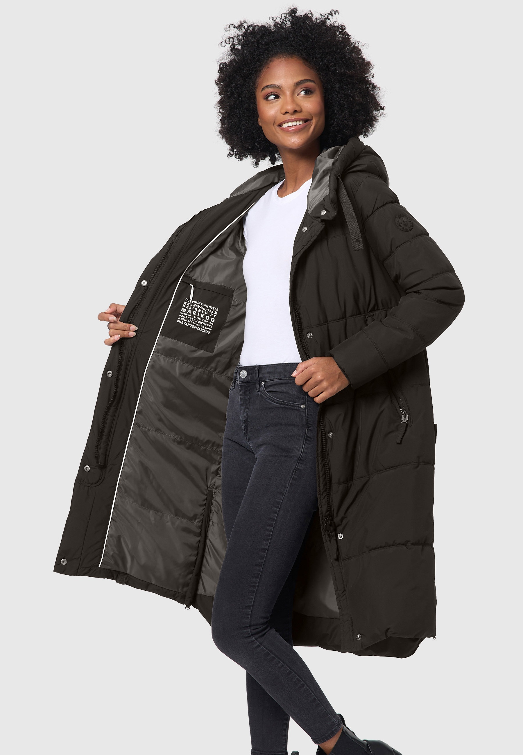 Marikoo Winterjacke »Marikoo Soranaa Damen Winterjacke B968«