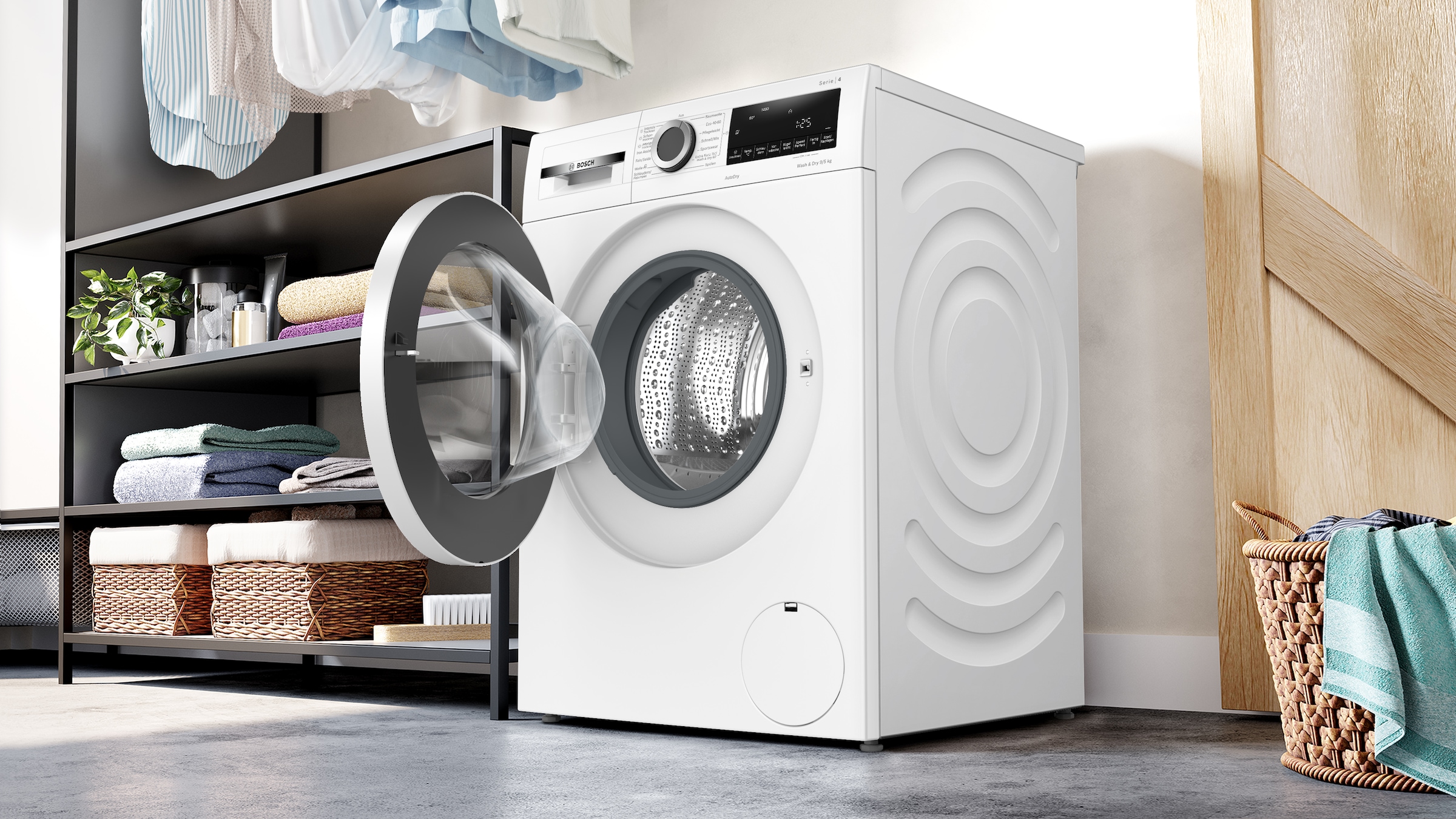 BOSCH Waschtrockner »WNA13441« Serie 4 9 kg /5 kg 70 dB(A)