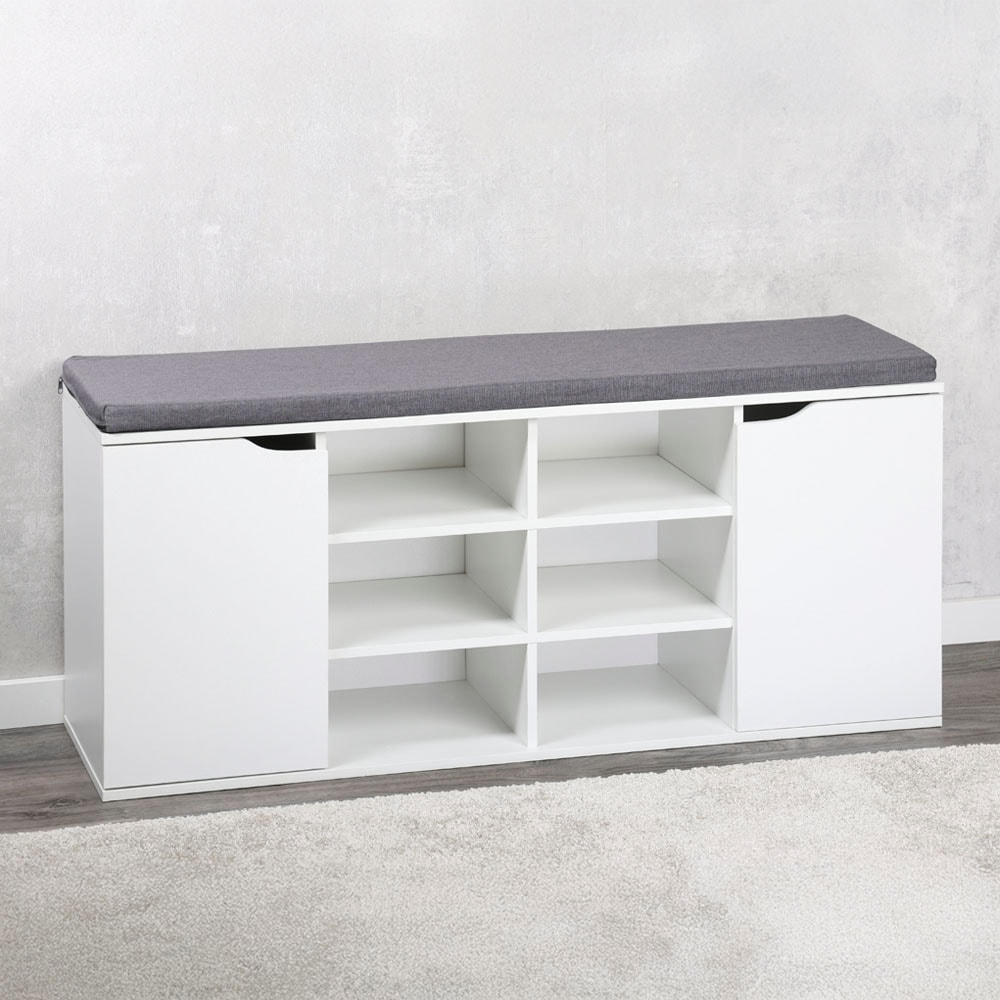 KESPER® Schuhschrank »Schuhschrank mit Sitzkissen, 2 Türen, FSC«