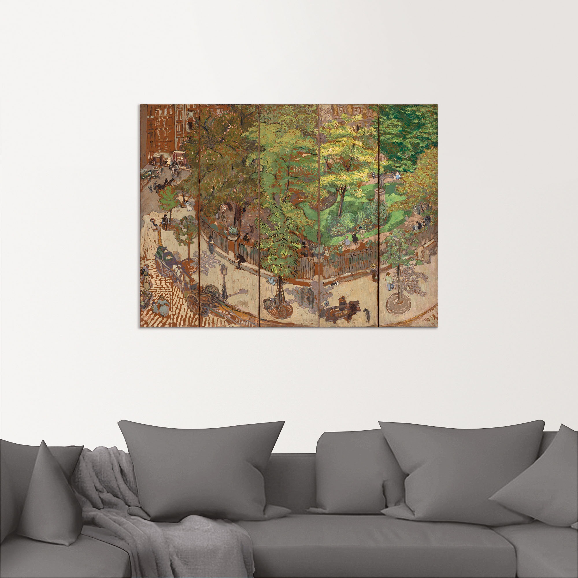 Artland Wandbild »Place Vintimille. 1911«, Italien, (1 St.), als Alubild, Leinwandbild, Wandaufkleber oder Poster in versch. Größen