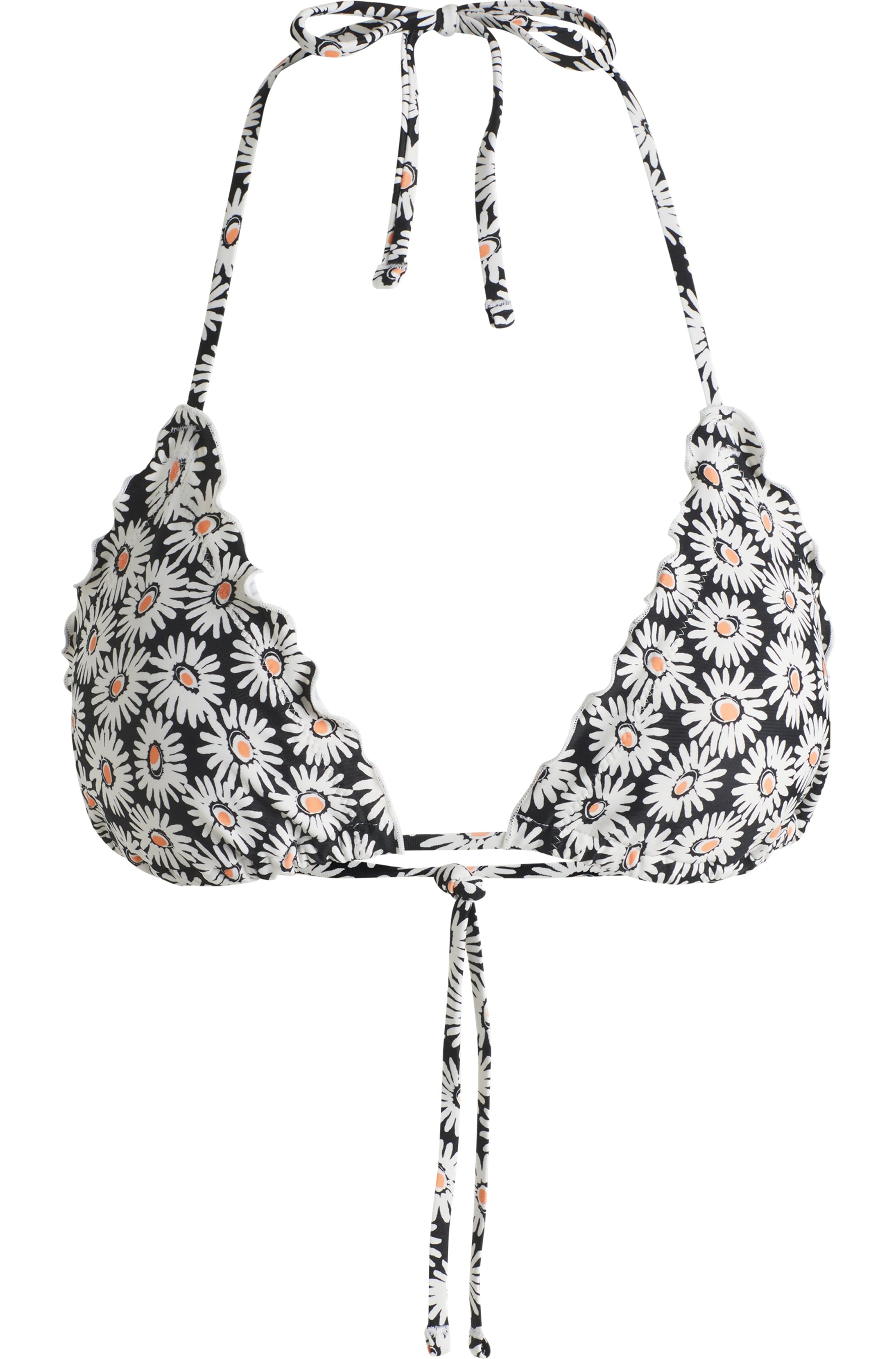 HUGO Underwear Triangel-Bikini-Top »RUFFLE T«, (1 St.), Neckholder-Bikinitop mit Rüschenrand