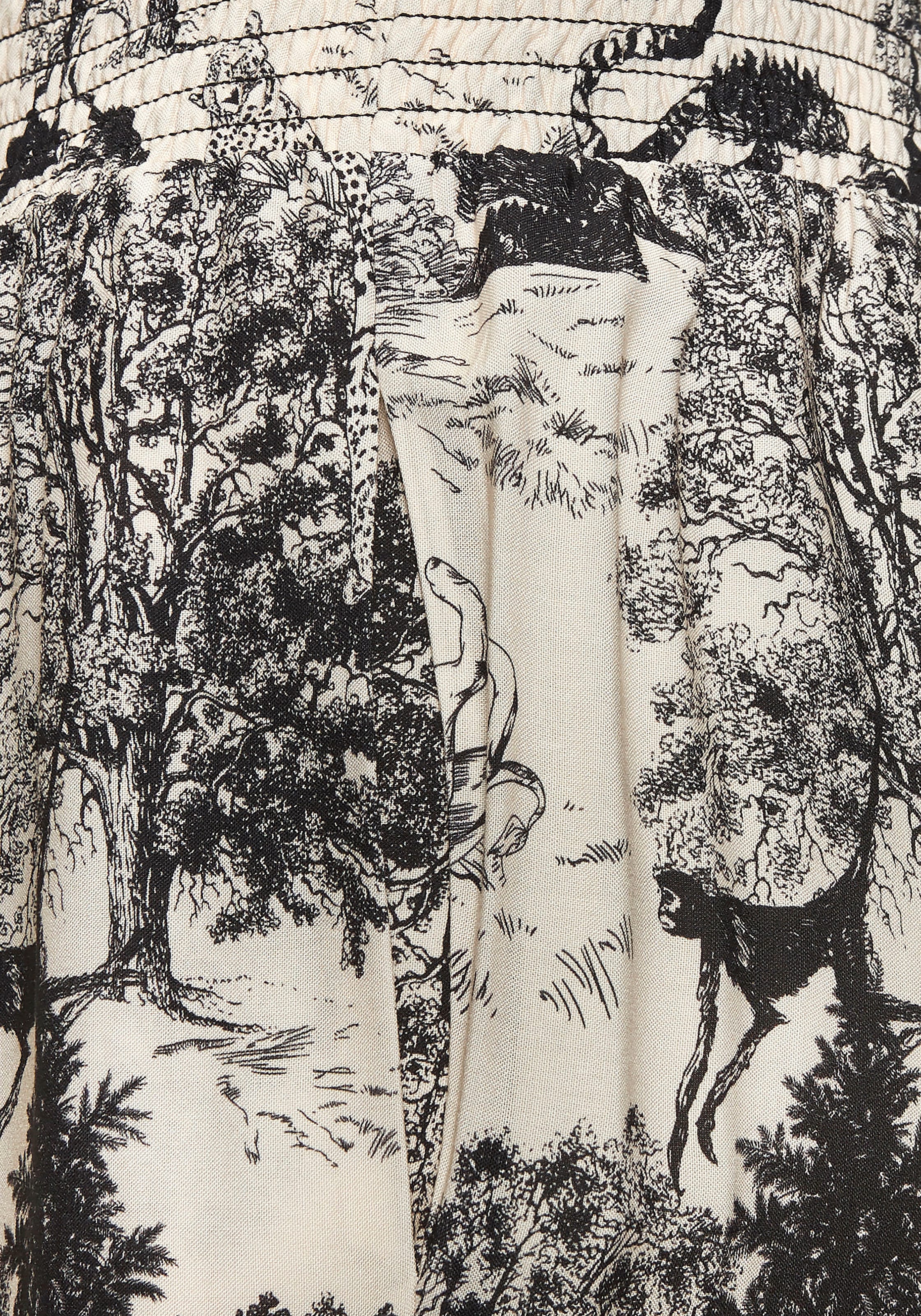 LASCANA Palazzohose  mit Alloverprint, Schlupfhose, Sommerhose, modisch