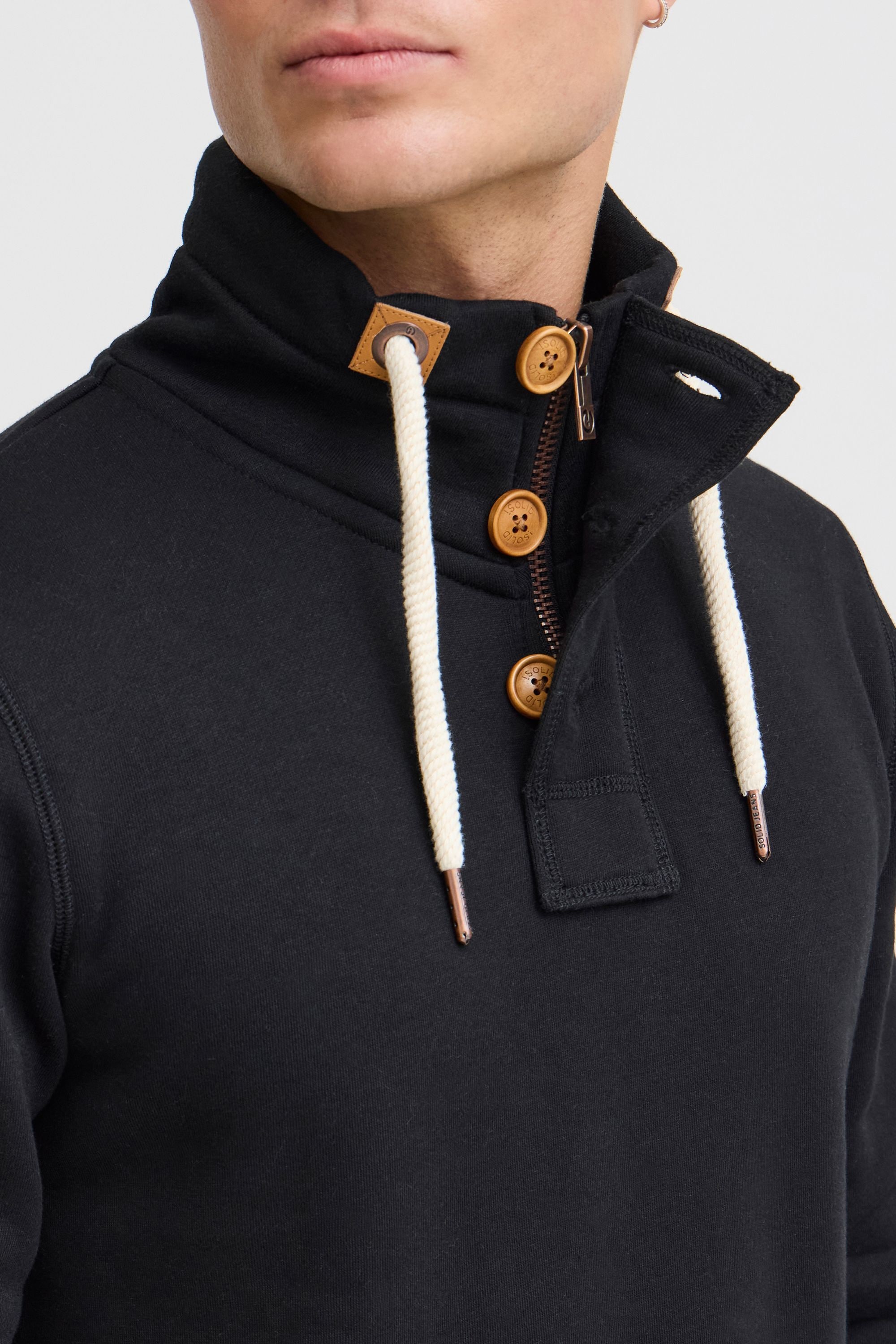!Solid Stehkragenpullover »Stehkragenpullover SDTripTroyer«