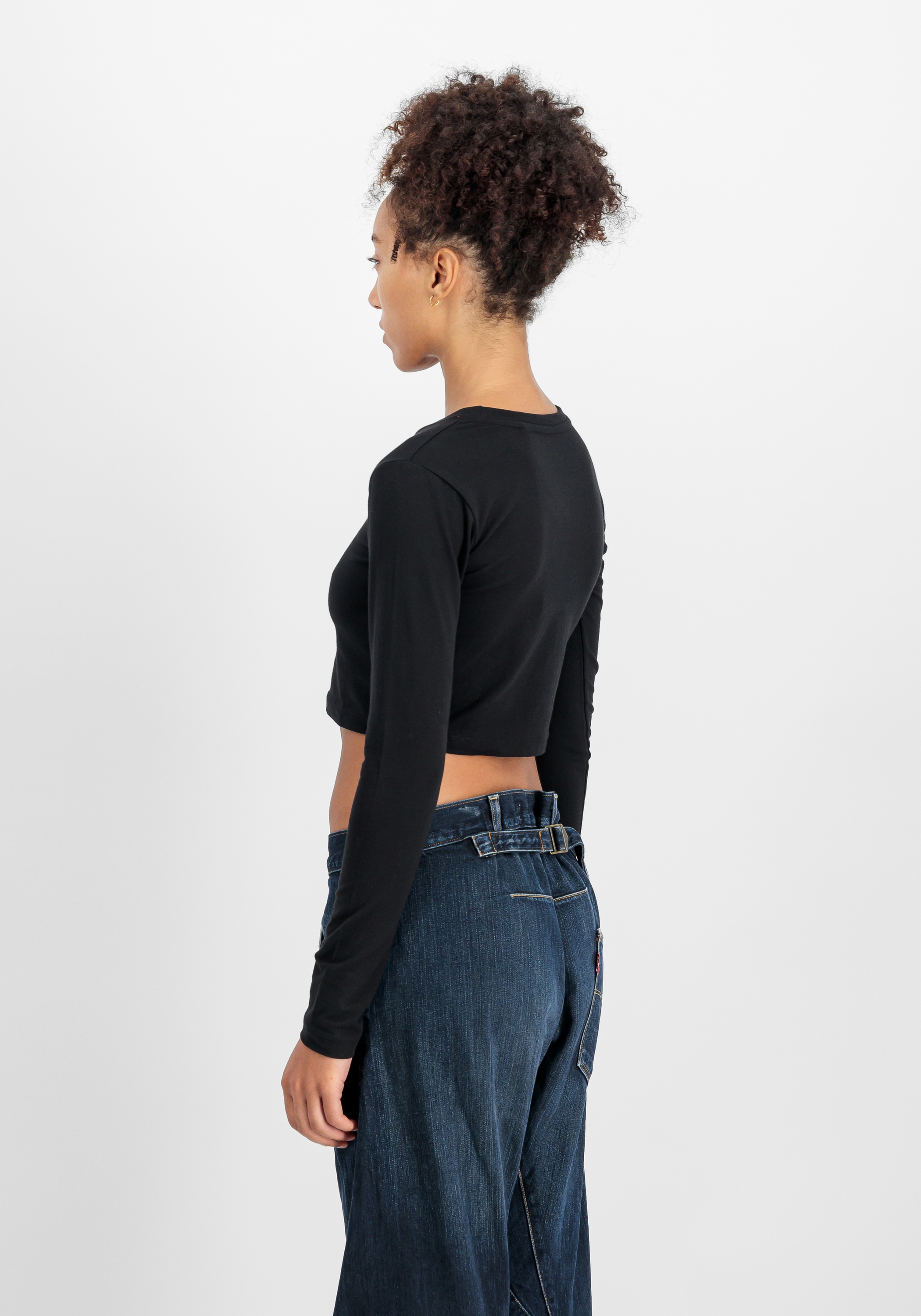 Alpha Industries Sweater »Alpha Industries Women - Longsleeves Basic Cropped Longsleeve W«