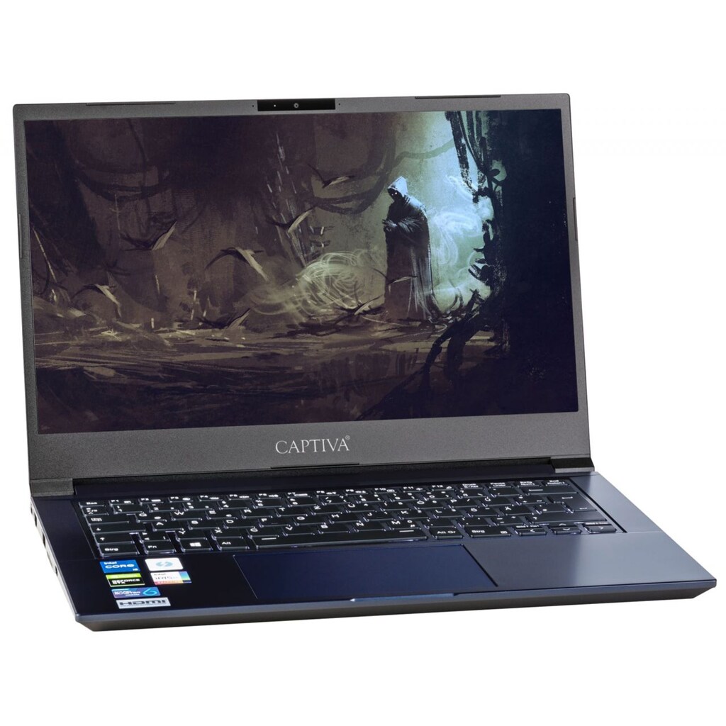 CAPTIVA Gaming-Notebook »G9M 21V1«, 35,6 cm, / 14 Zoll, Intel, Core i5, GeForce GTX 1650, 500 GB SSD