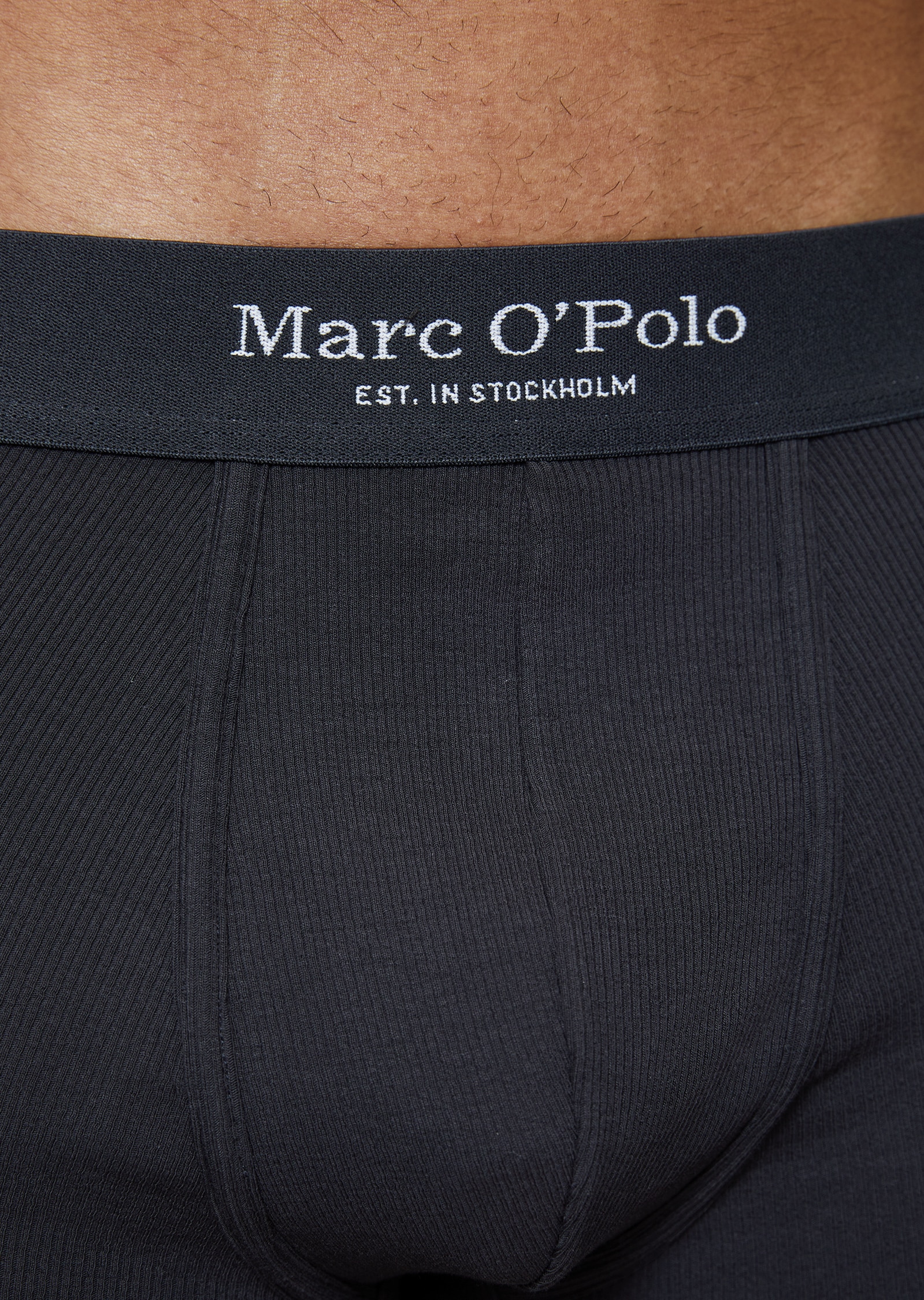 Marc O'Polo Boxer »Iconic Rib 2P Boxer«, 2x2 rib fabric