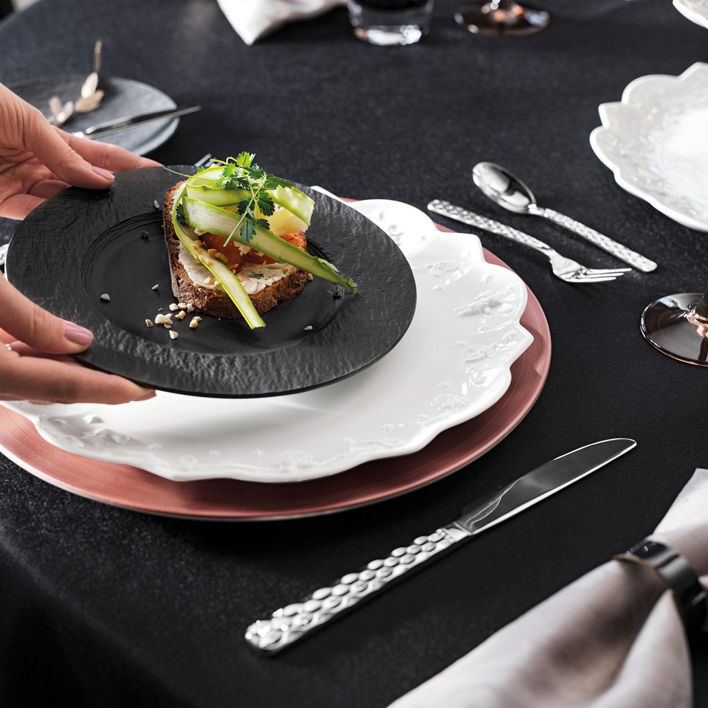 Villeroy & Boch Tafelgabel »Tafelgabel Boston 210 mm 6er Set silber« Spülmaschinenfest