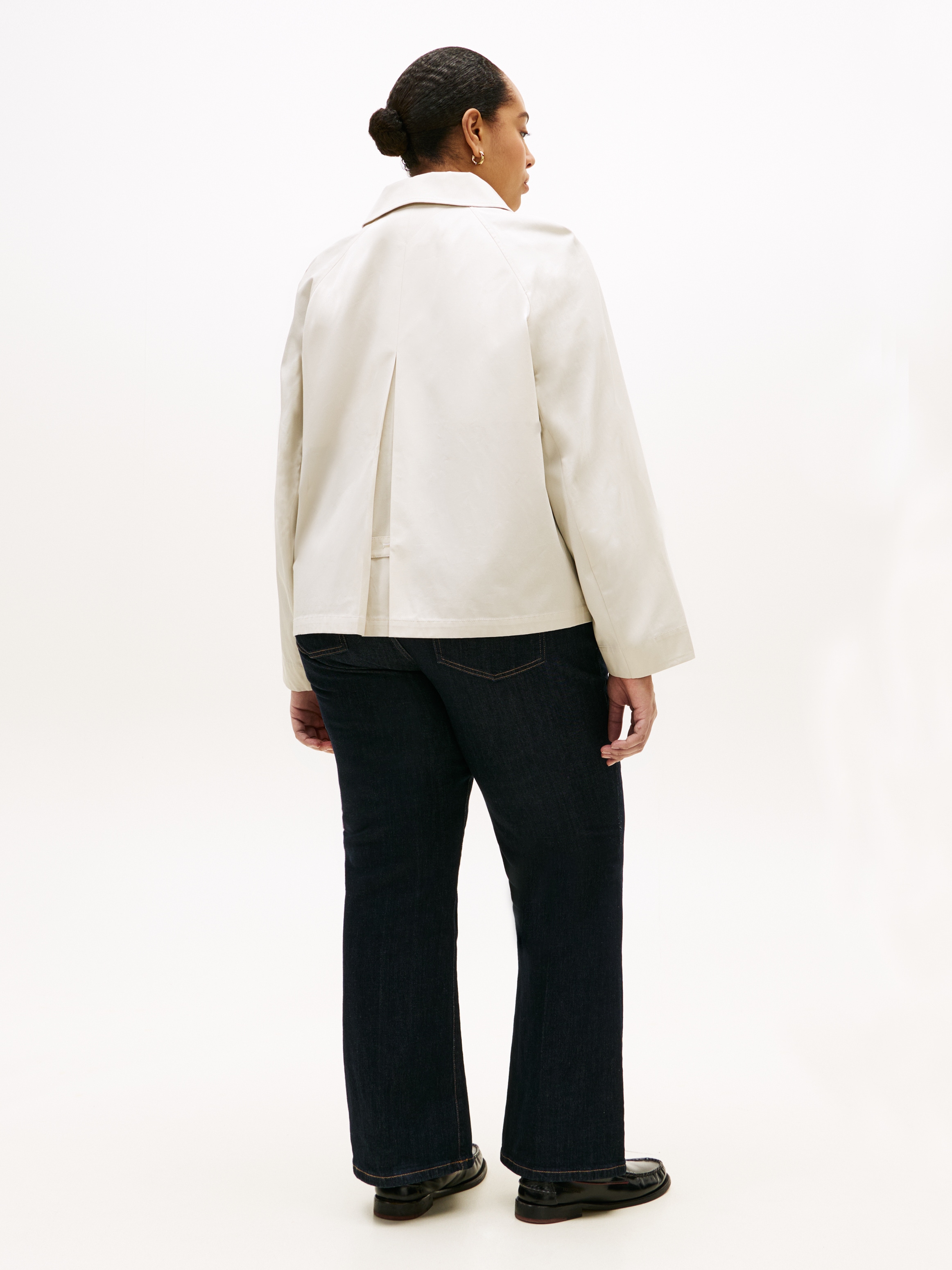 Tommy Hilfiger Curve Outdoorjacke »CRV COTTON SHORT JACKET« in großen Größen