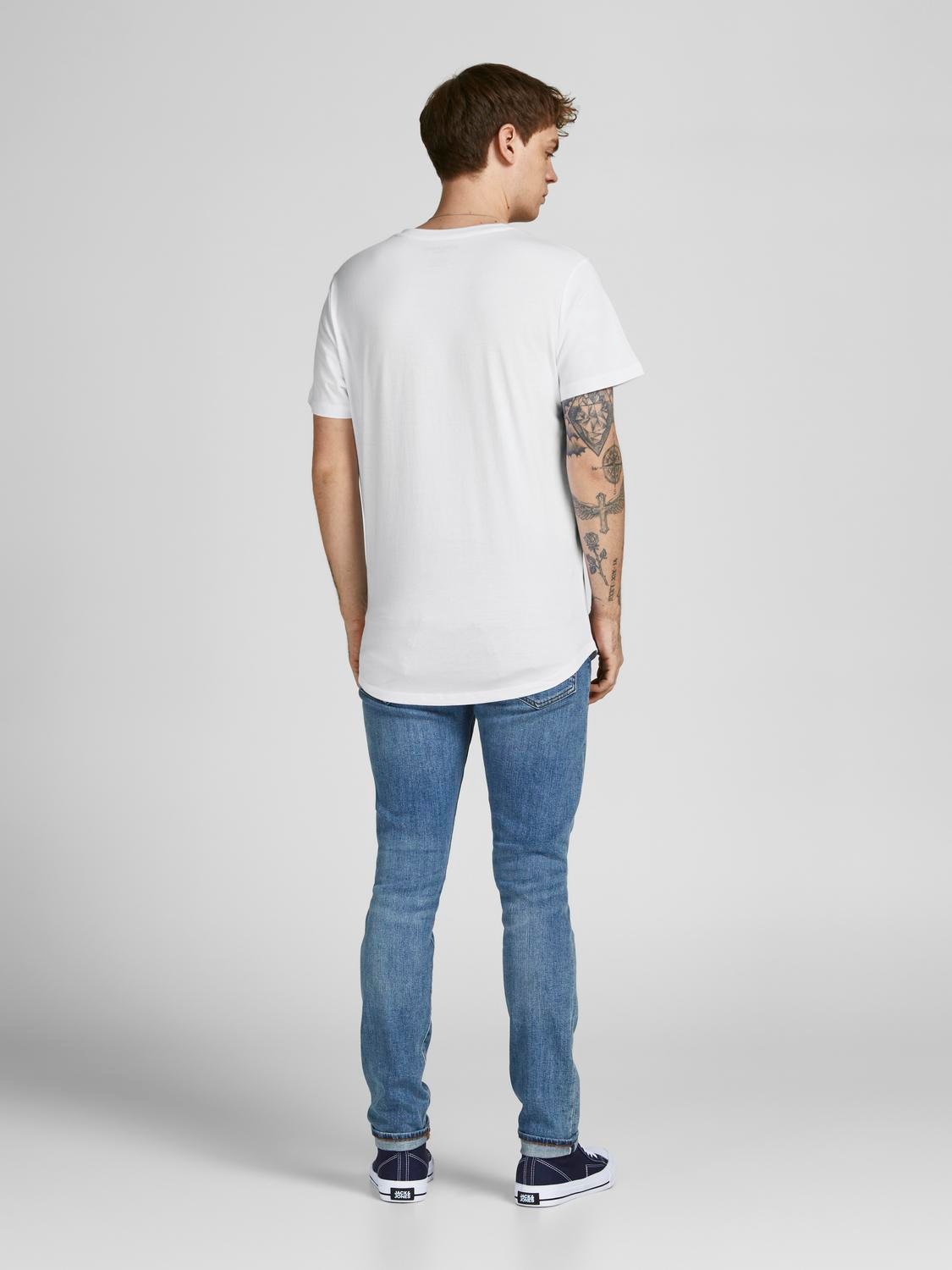 Jack & Jones T-Shirt »JPRBLABRODY TEE SS CREW NECK 5PK MP«, (Packung, 5 tlg., 5er-Pack)