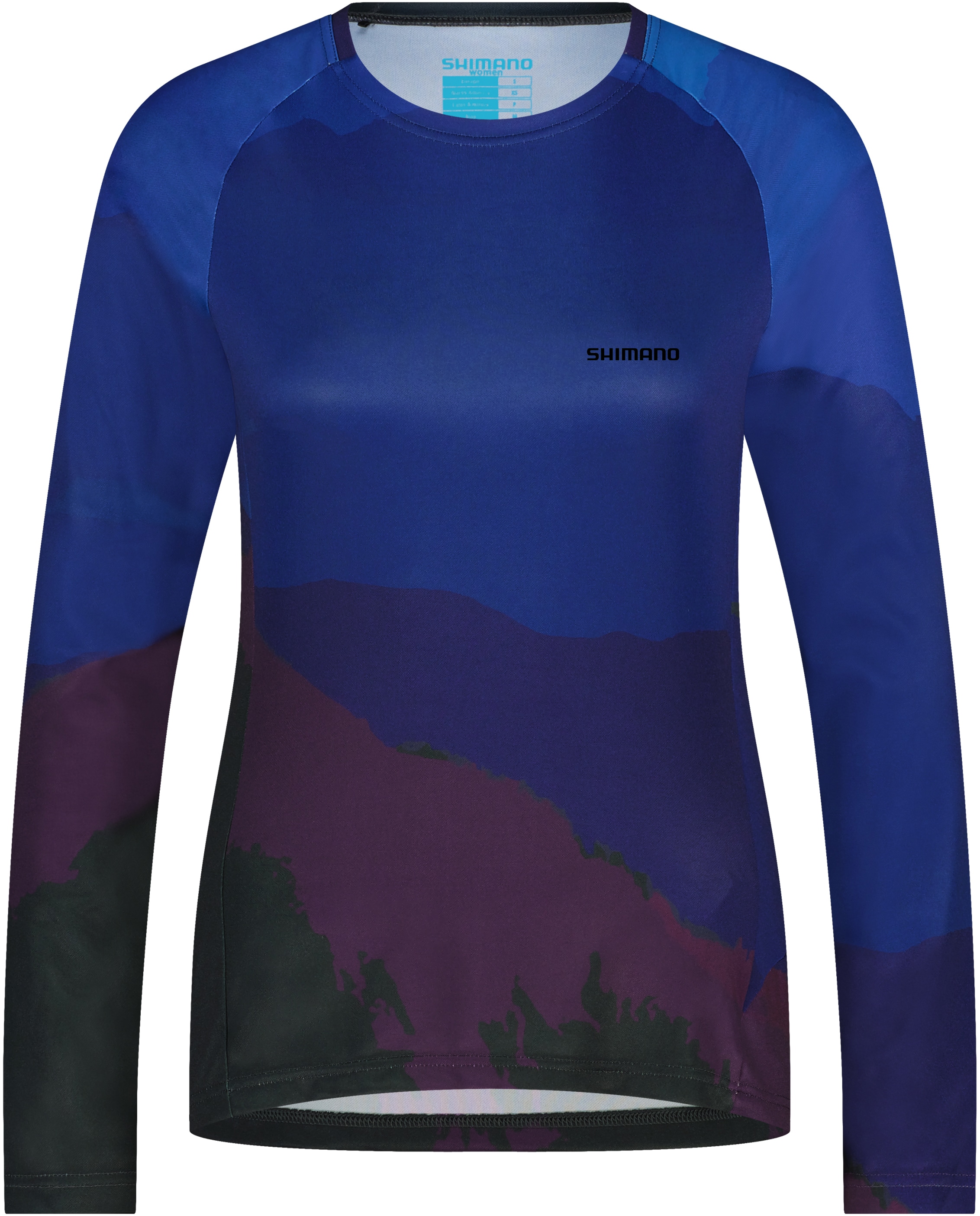 Radtrikot »Woman's SENTIERO Long Sleeves Jersey, Navy/Blue«