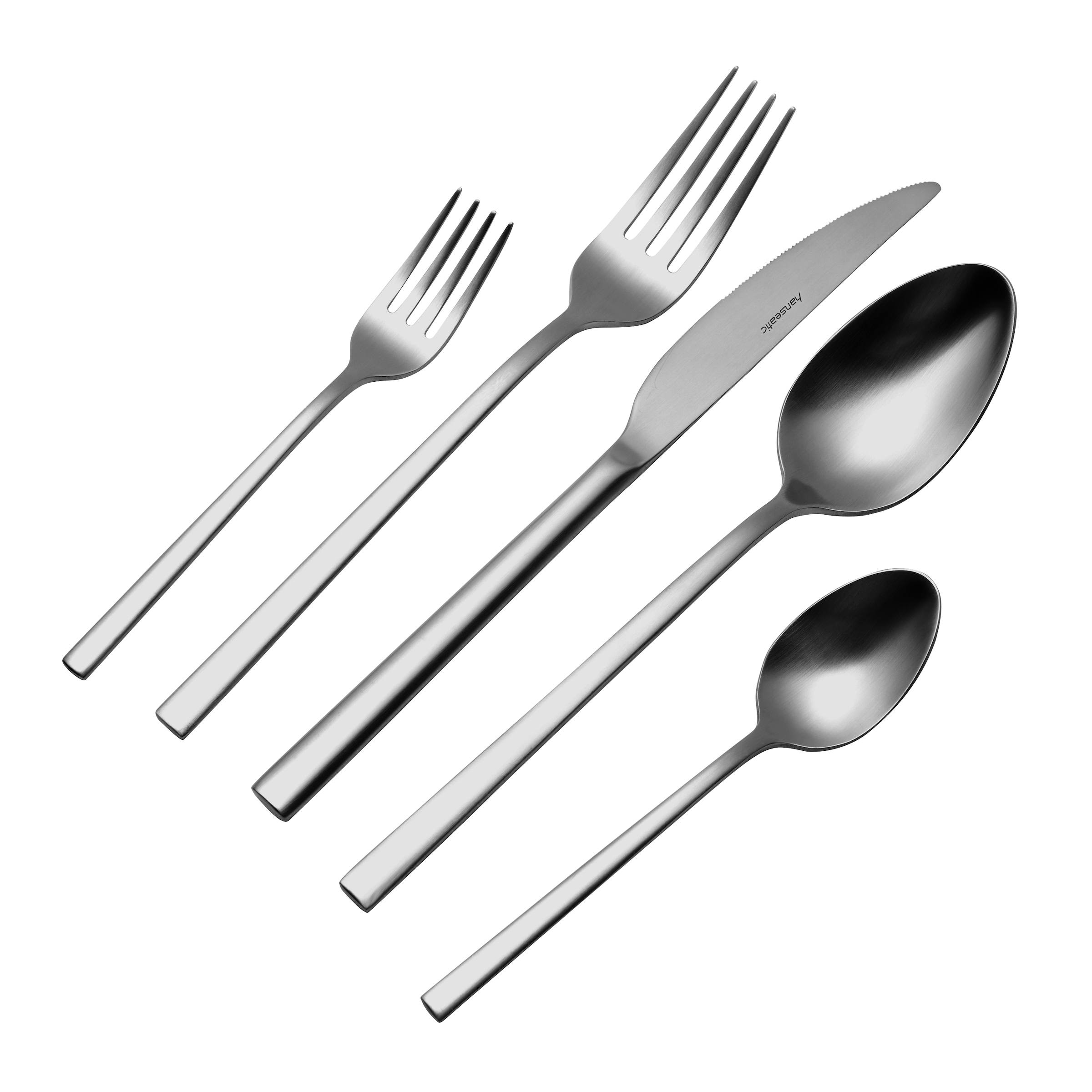 Hanseatic Besteck-Set »SMART, in matter Optik«, (Set, 60 tlg.), leichtes und minimalistisches Design