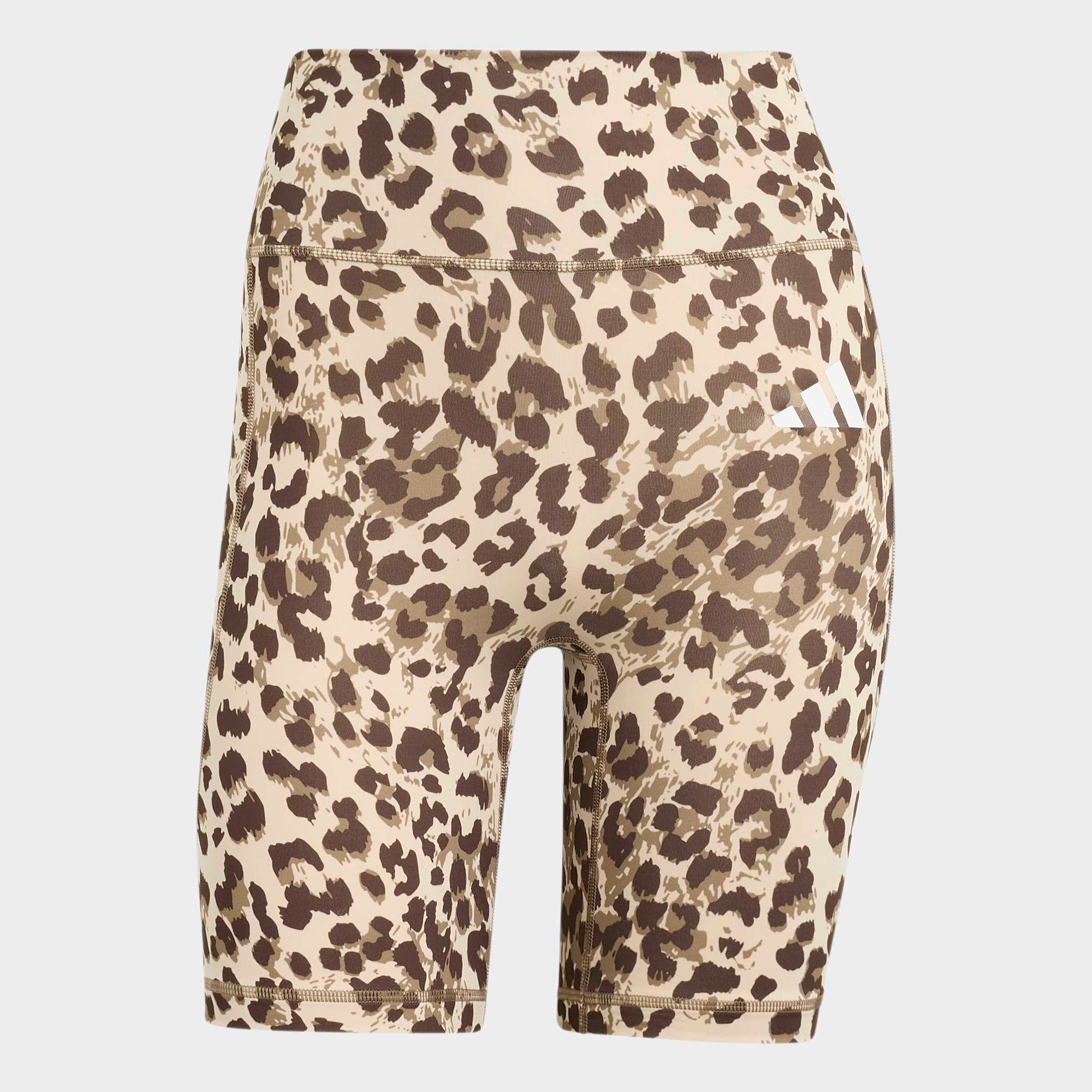adidas Performance Shorts »OPTIME ESSENTIALS WORKOUT LEGGINGS, KURZ, LEOPARDENPRINT«