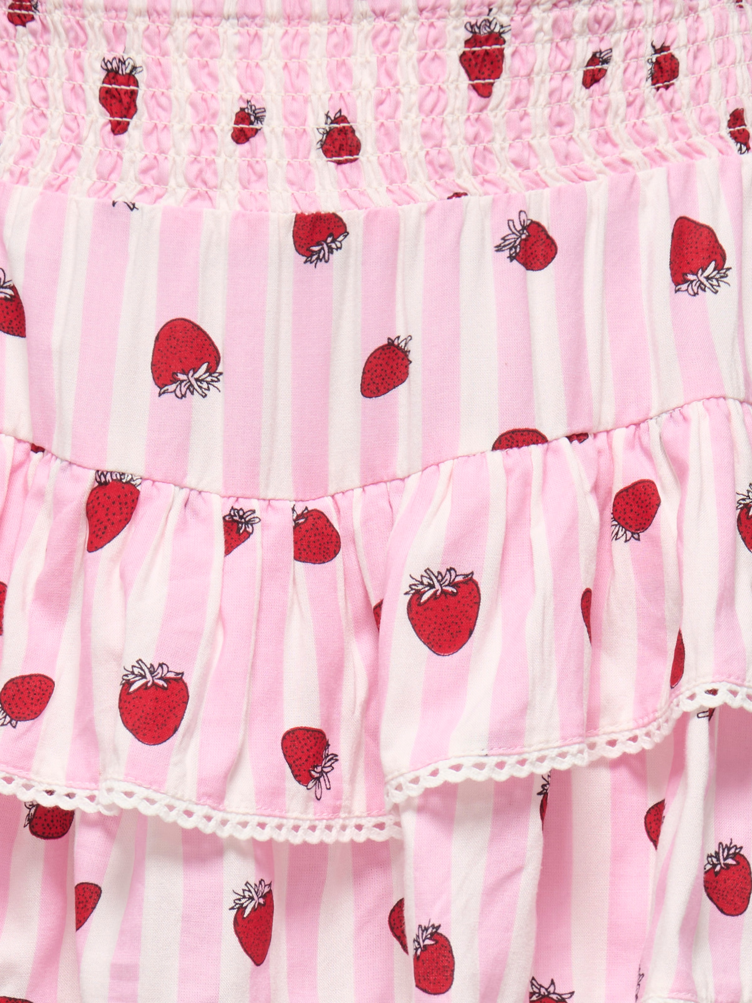 KIDS ONLY Sommerrock »KOGGLOW LIFE TAPED EDGE SKORT AOP WVN« 1 mit tollen Volants mit dezenter Spitzenkante