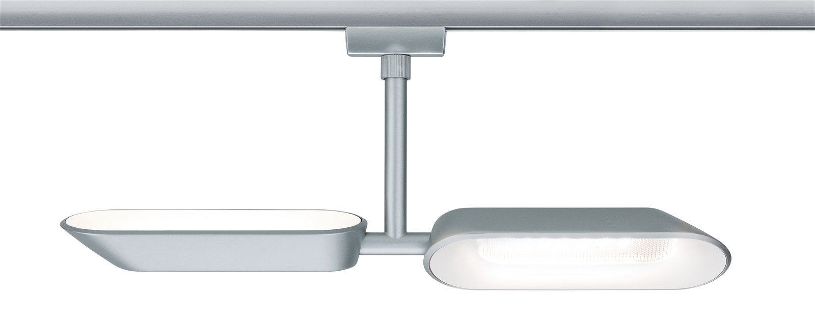 Paulmann Schienensystem-Leuchten »URail Schienenspot Dipper 2x650lm 2x8W 2700K 230V Chrom matt, Weiß«, dimmbar, Einzelspot