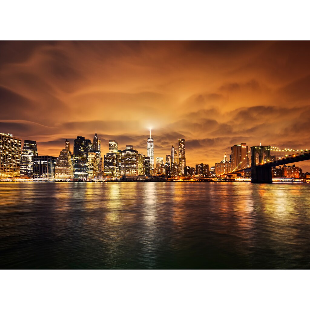 Papermoon Fototapete »Manhattan at Sunset«