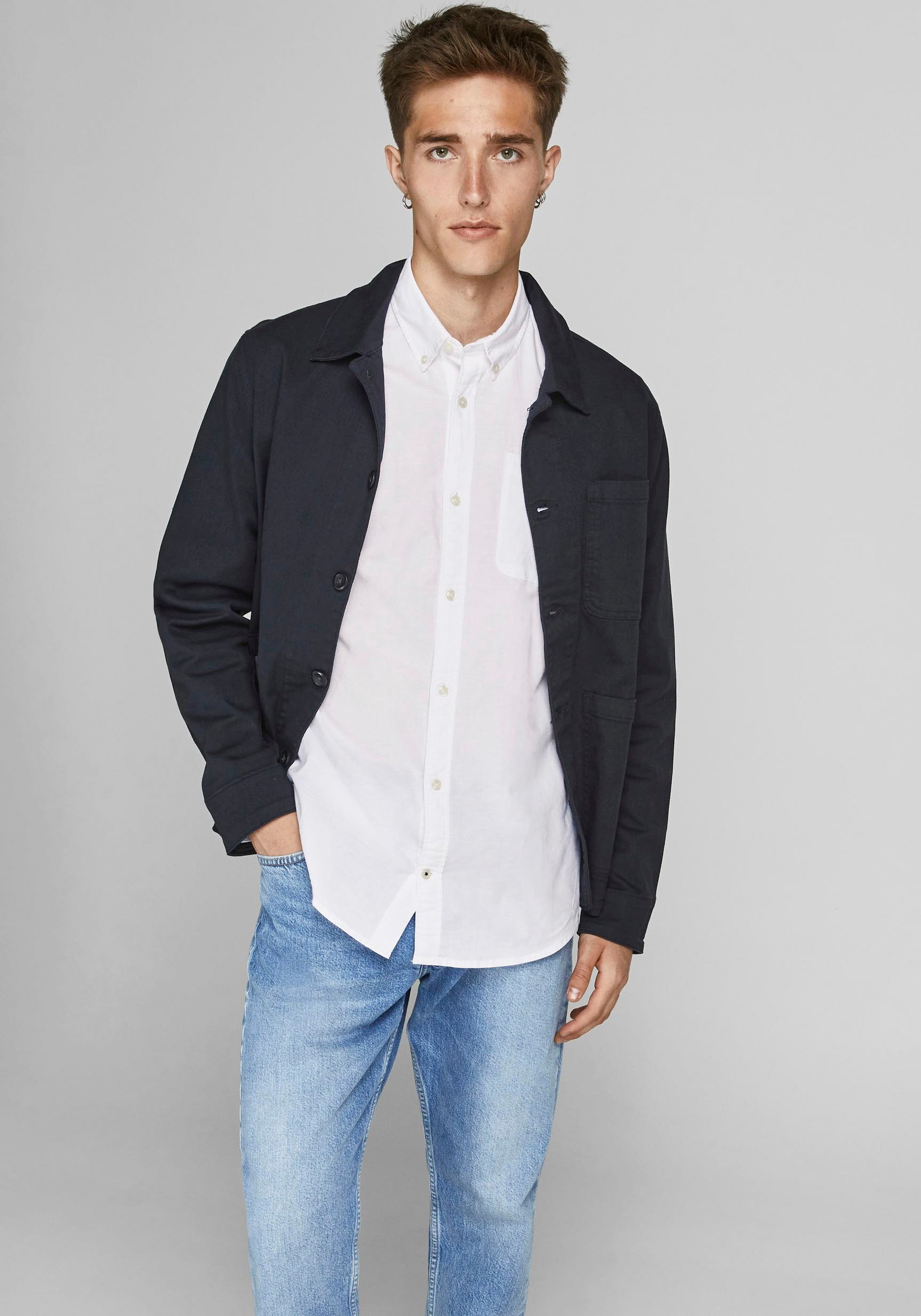 Jack & Jones Langarmhemd »OXFORD SHIRT«