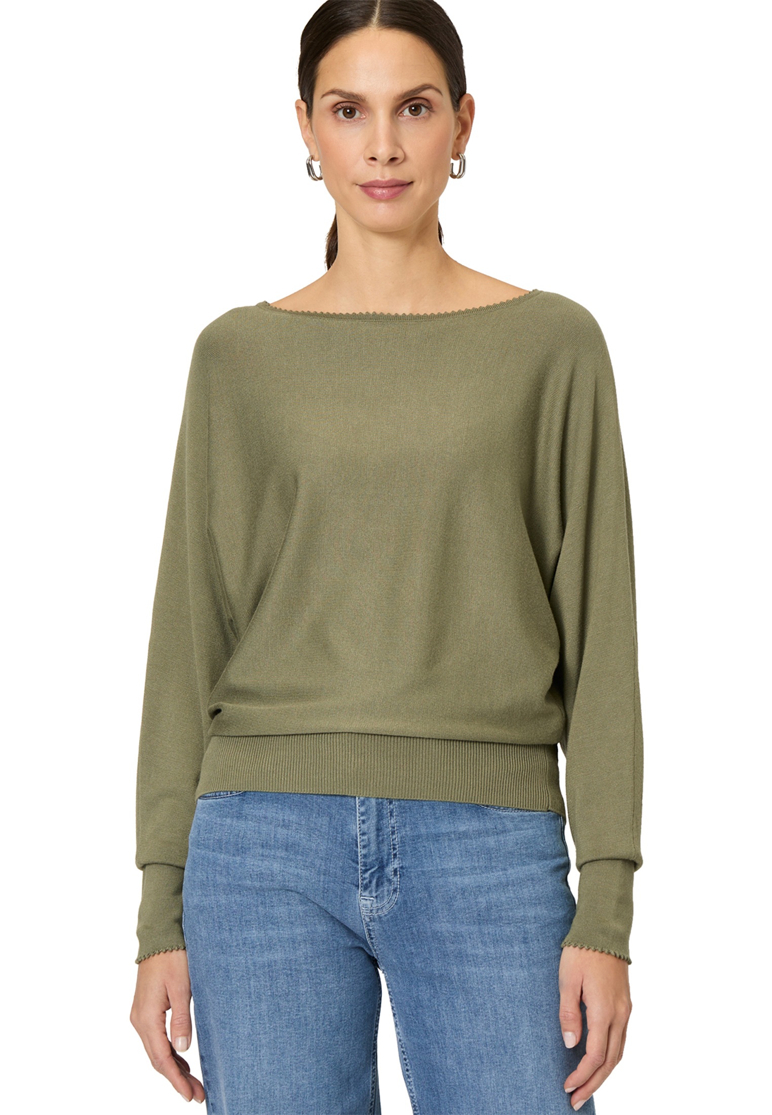 Zero Strickpullover »Strickpullover mit U-Boot Ausschnitt«