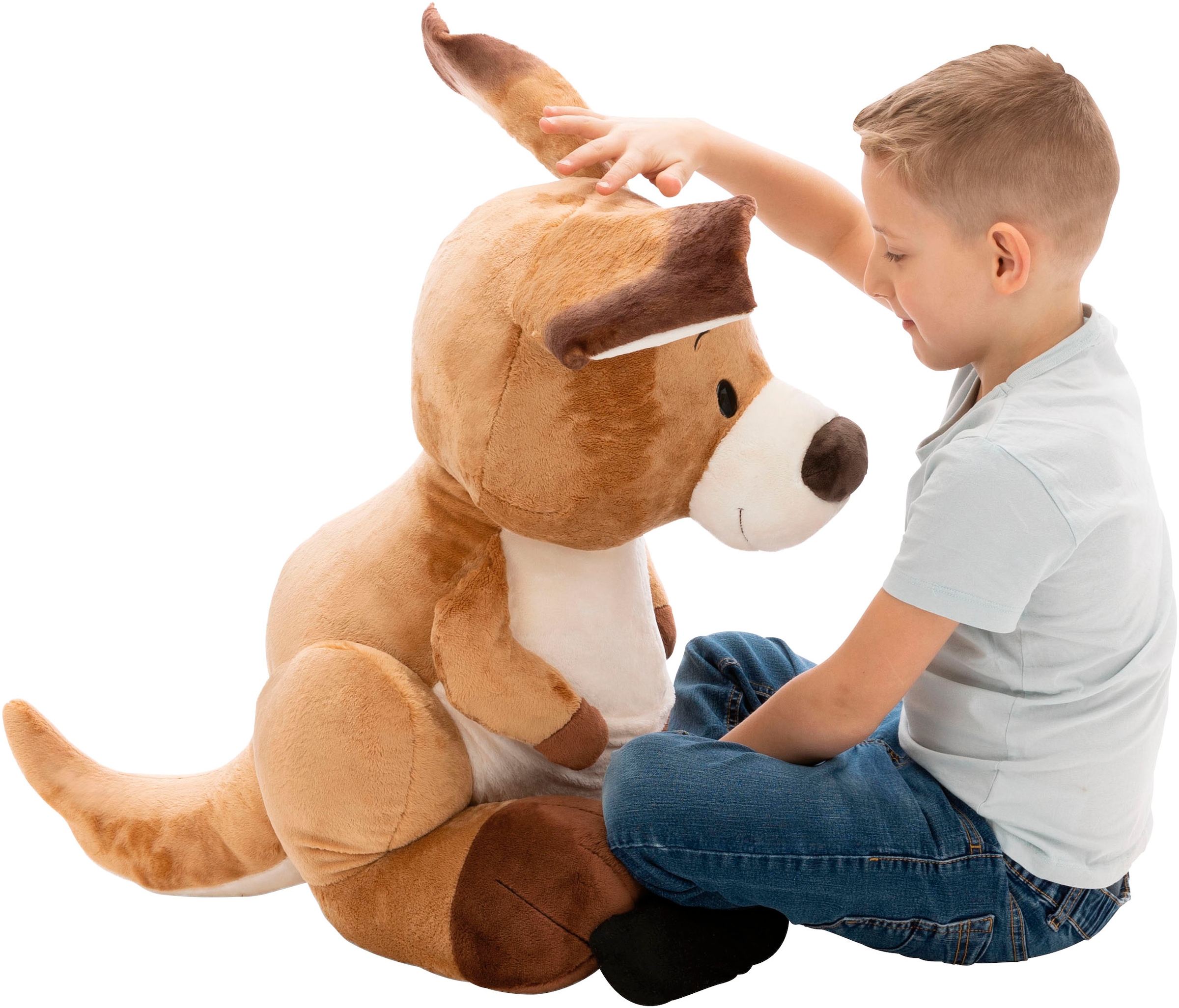 Nici Kuscheltier »Wild Friends GREEN, Känguru Kelly 70cm stehend«