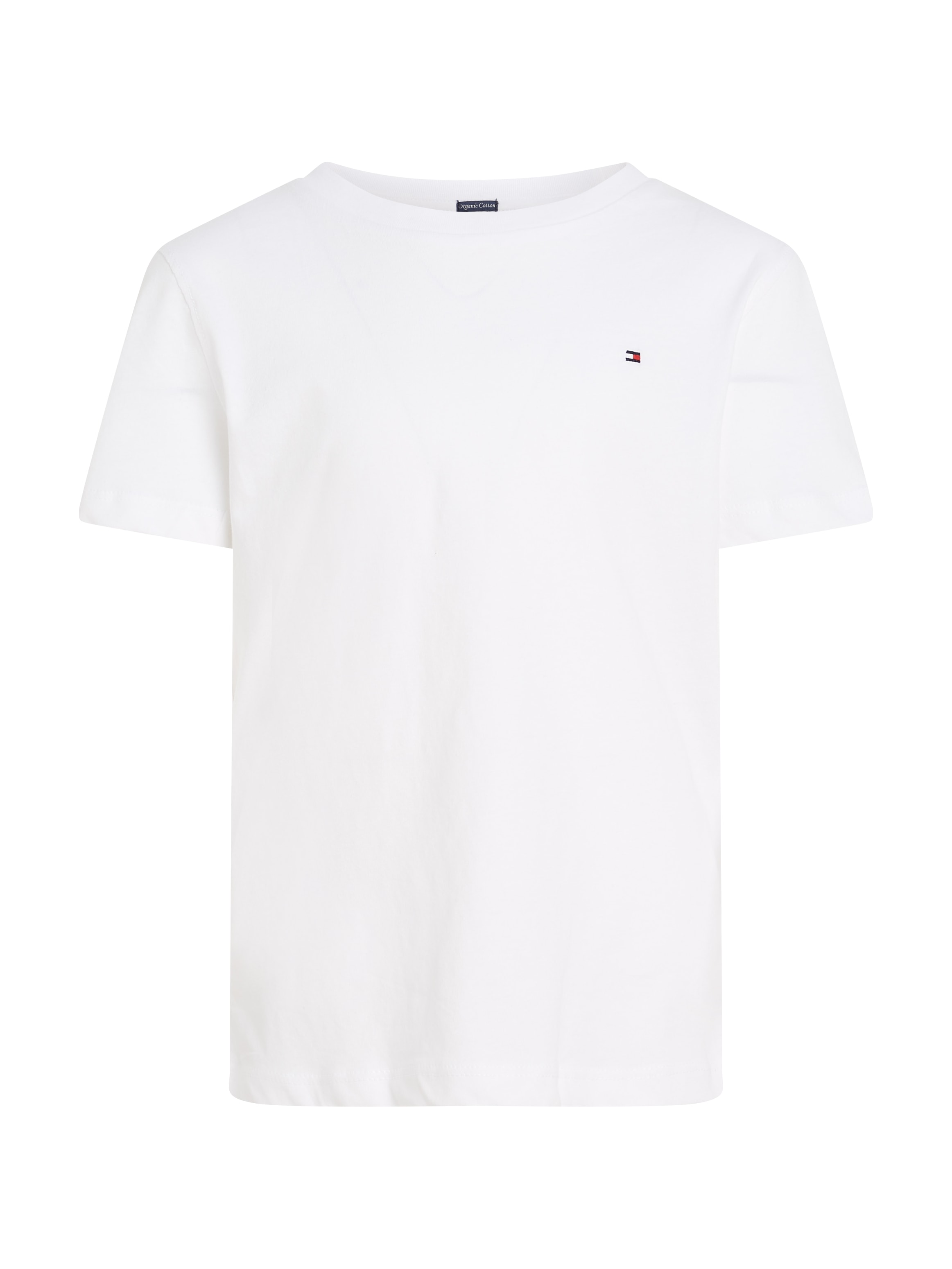Tommy Hilfiger Rundhalsshirt »BOYS BASIC CN KNIT S/S«, mit Tommy Hilfiger Logo-Flag