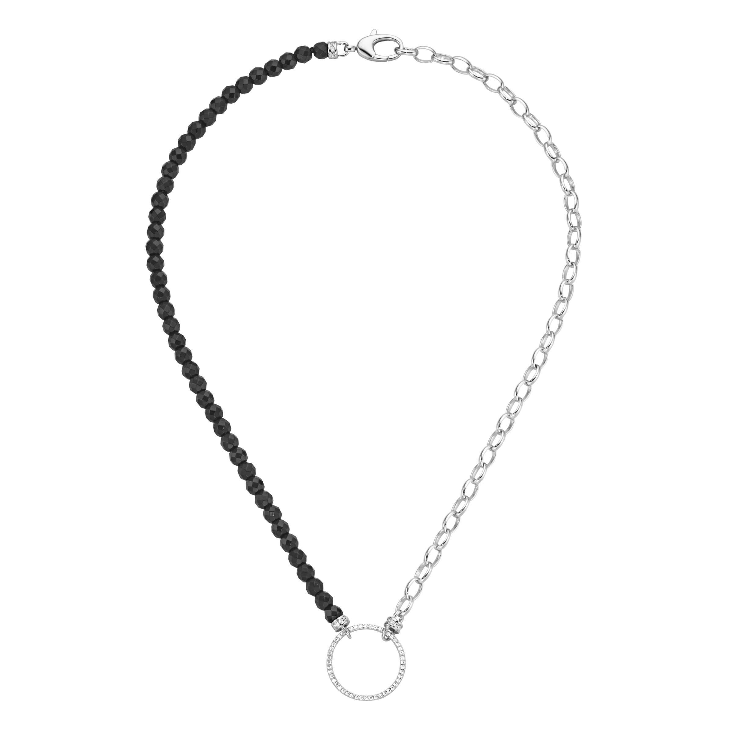 GIORGIO MARTELLO MILANO Collier »Collier mit Ziersteinen, Silber 925«