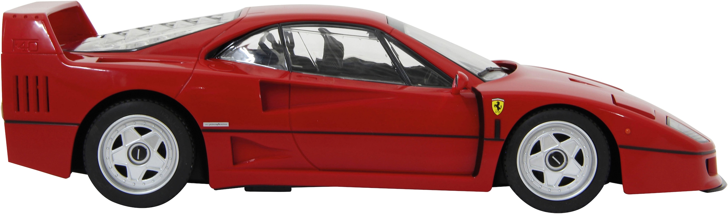 Jamara RC-Auto »Deluxe Cars, Ferrari F40, 1:14, rot, 27MHz«, mit LED-Licht