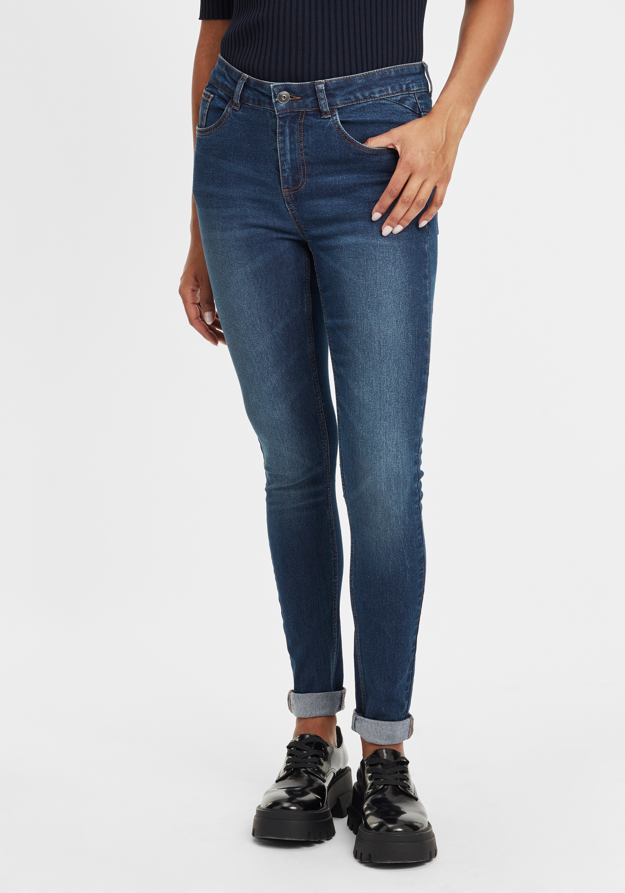OXMO Bequeme Jeans »Jeans Hose PXLenna«