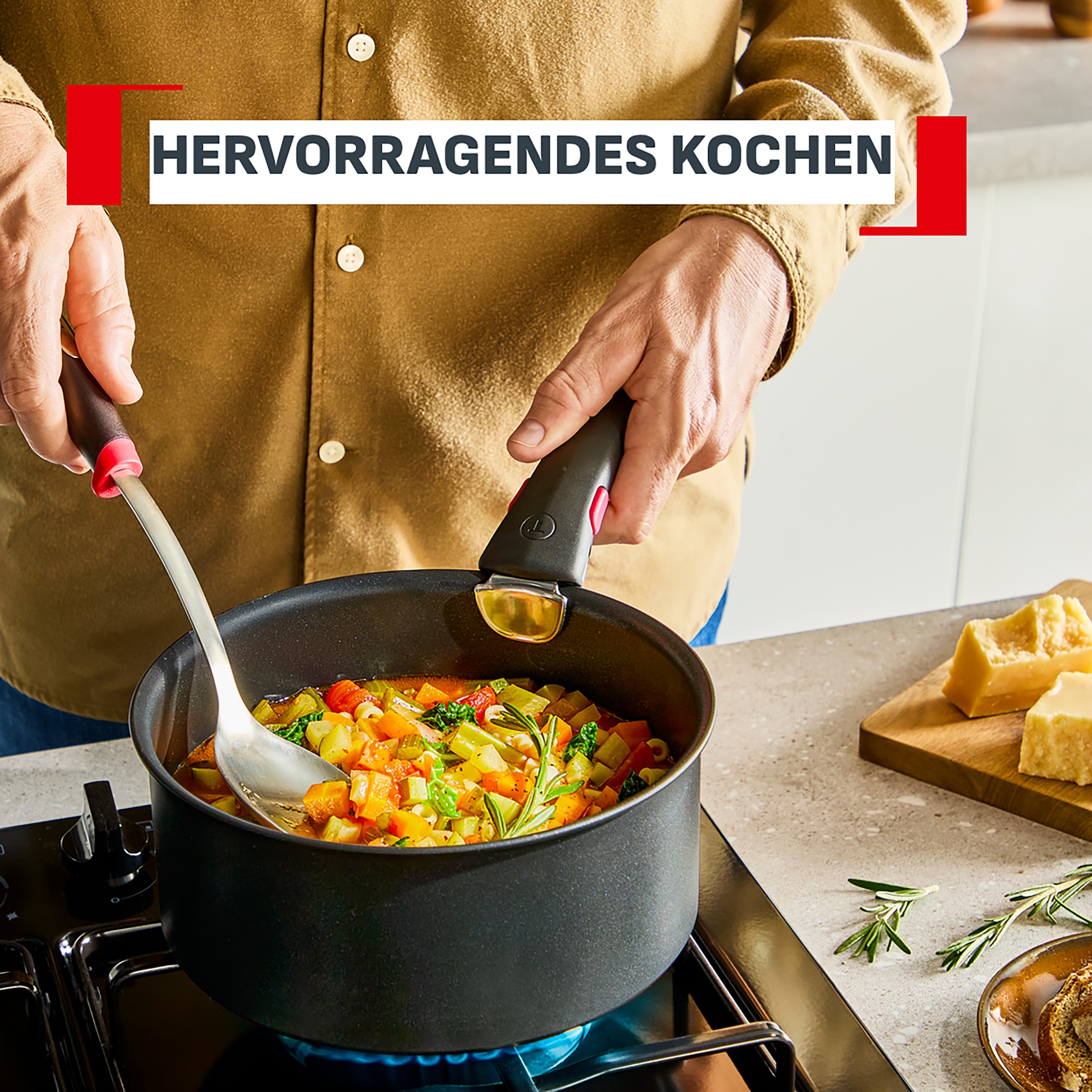 Tefal Kasserolle »Ingenio Excellence Fusion« 1 tlg. Aluminium