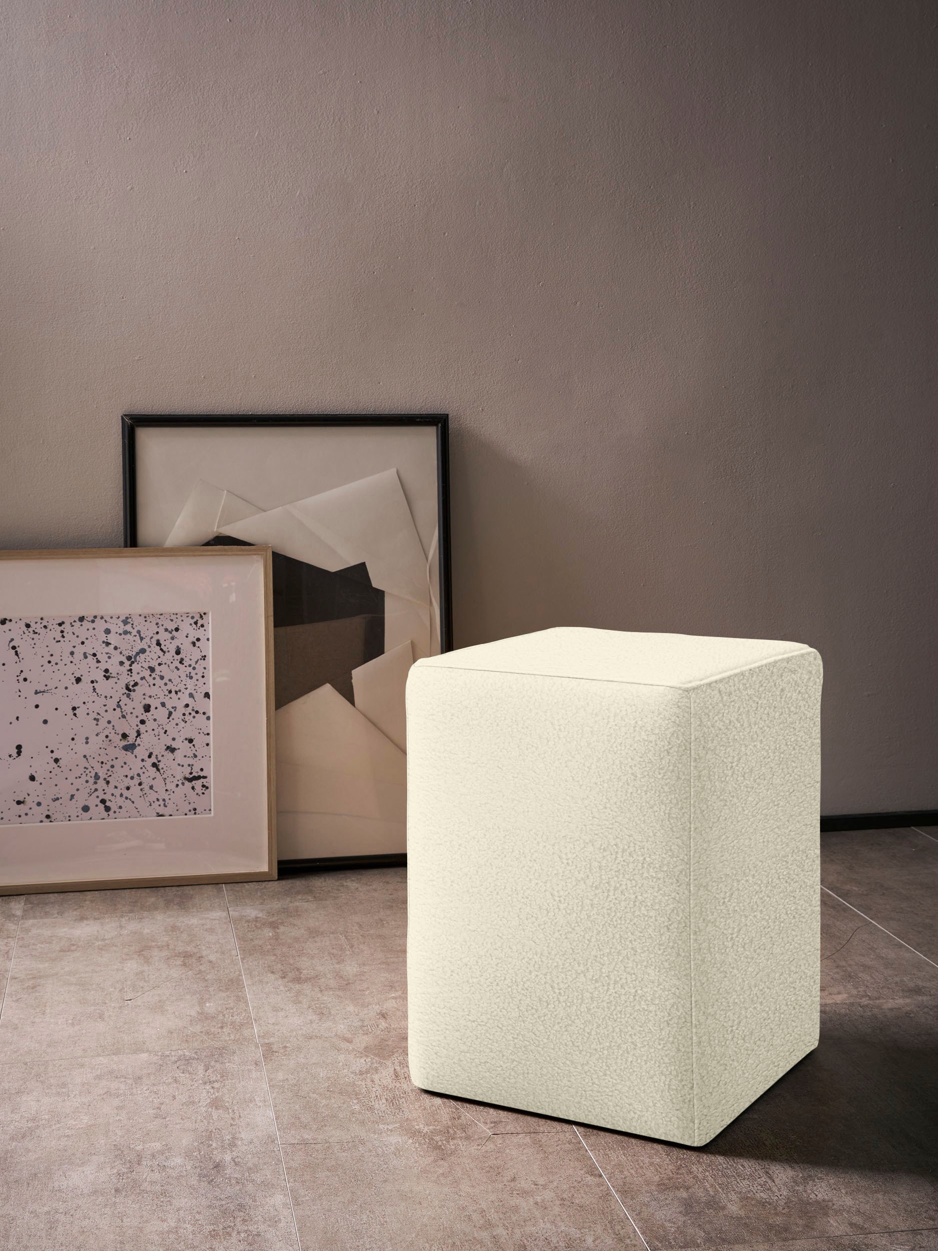 LOOKS by Wolfgang Joop Hocker »LOOKS XX«, kubische Form, ideal als Fußablage