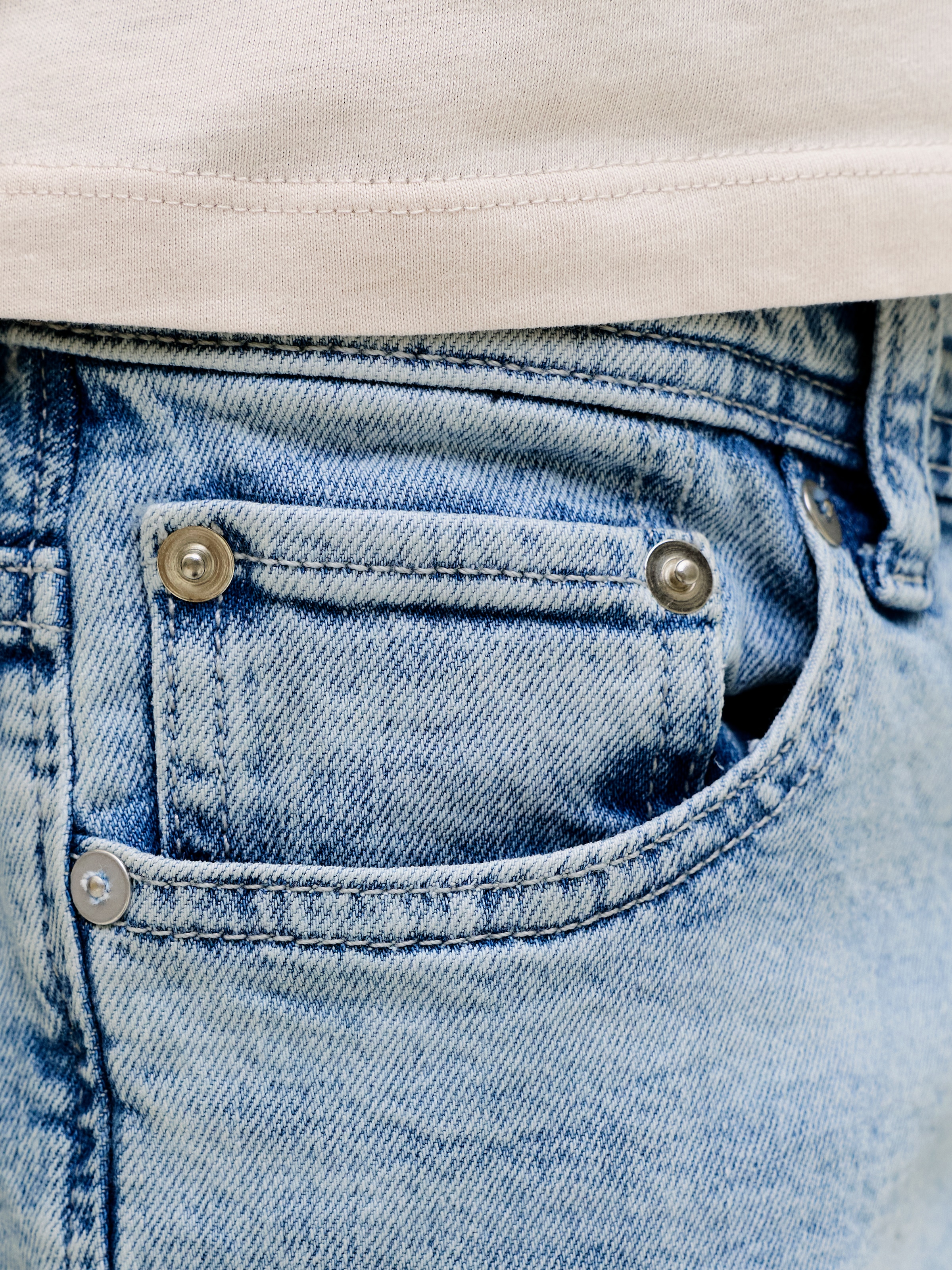 Jack & Jones Junior Shorts »JJIRICK bequem mit mittlerer Taille für Jungen«  unifarben, modisch, regular fit, Web,