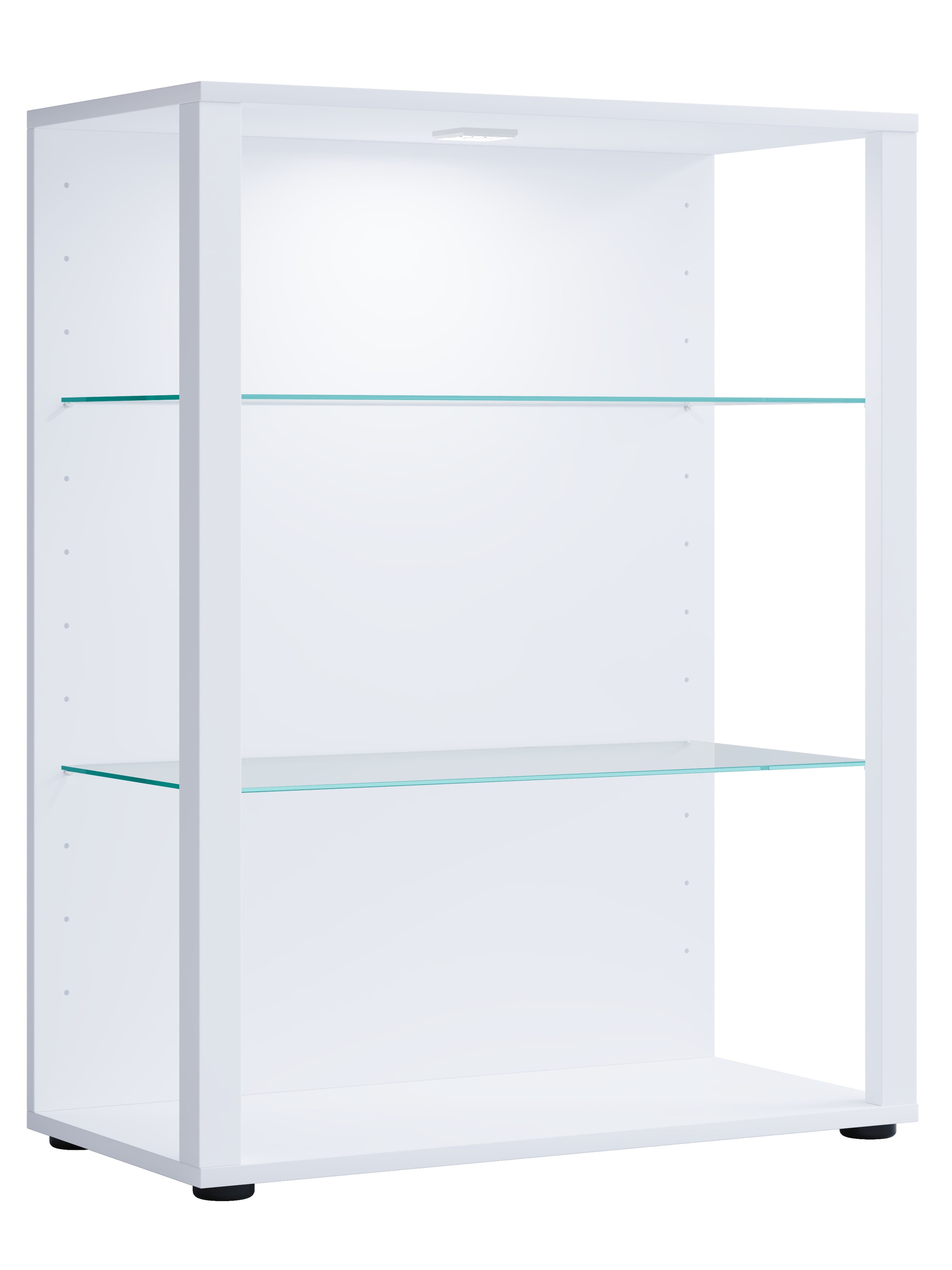 VCM Standvitrine »Holz Glas Stand Vitrine Sammelvitrine Glasol L«